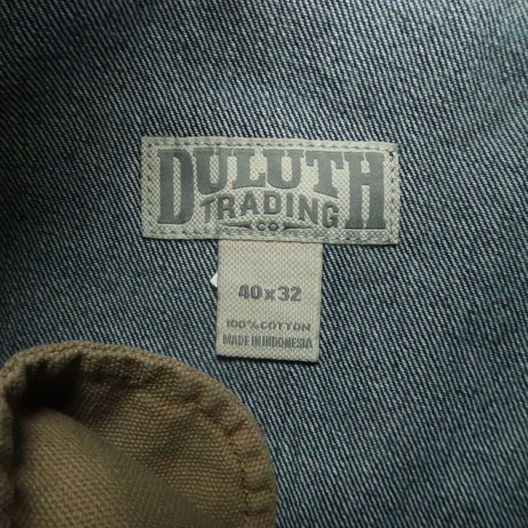 Denime Duluth Jeans Men 40x32 Blue Ballroom 5-Pocket Denim Workwear NWT Jeans Regular Straight 40 In Inseam 32 Cotton Denim NWT Mens Size US 40 / EU 56 - 4 Thumbnail