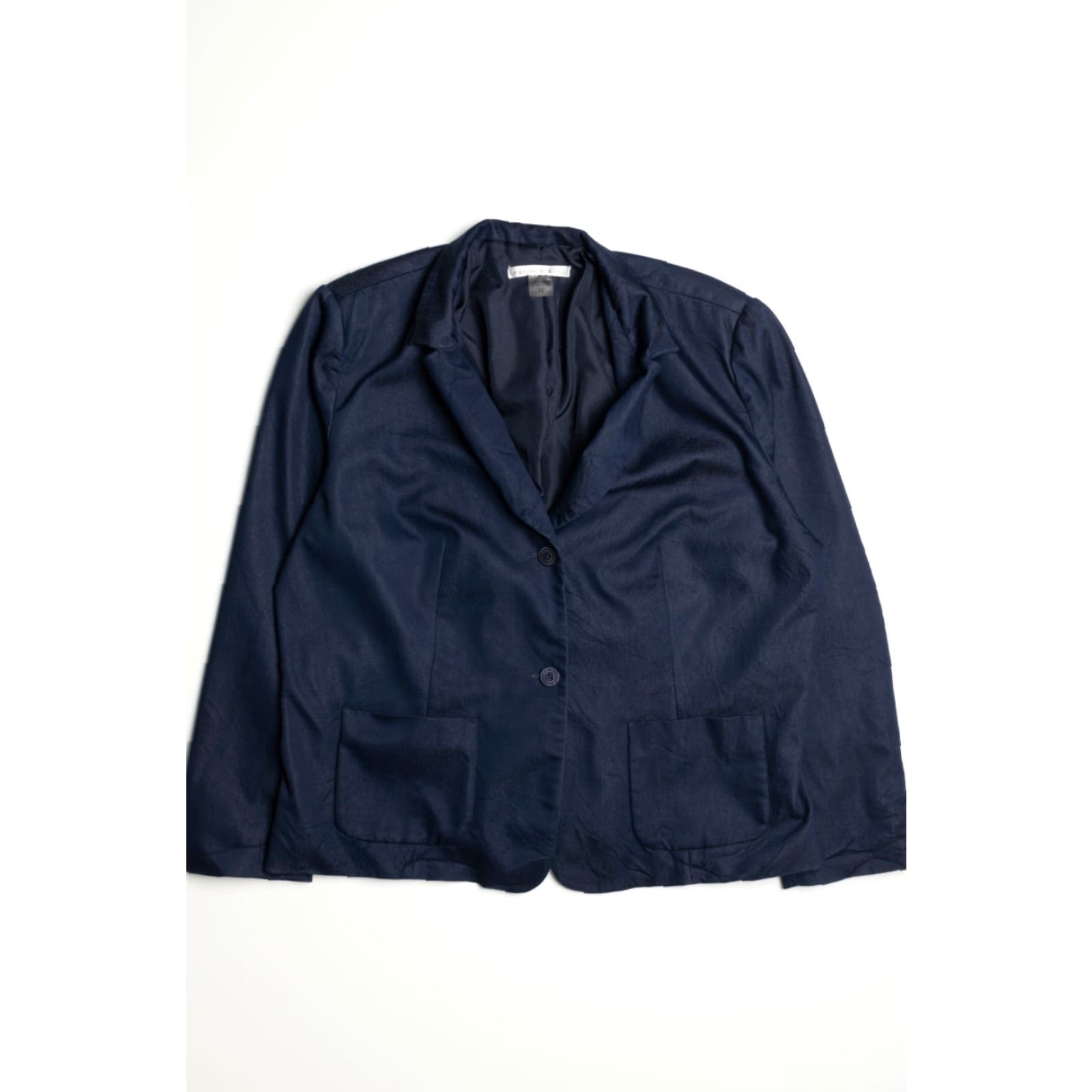 X-LARGE VINTAGE Peter Nygard Dark Blue Blazer X-Large Mens Jacket Size 46R - 3 Thumbnail