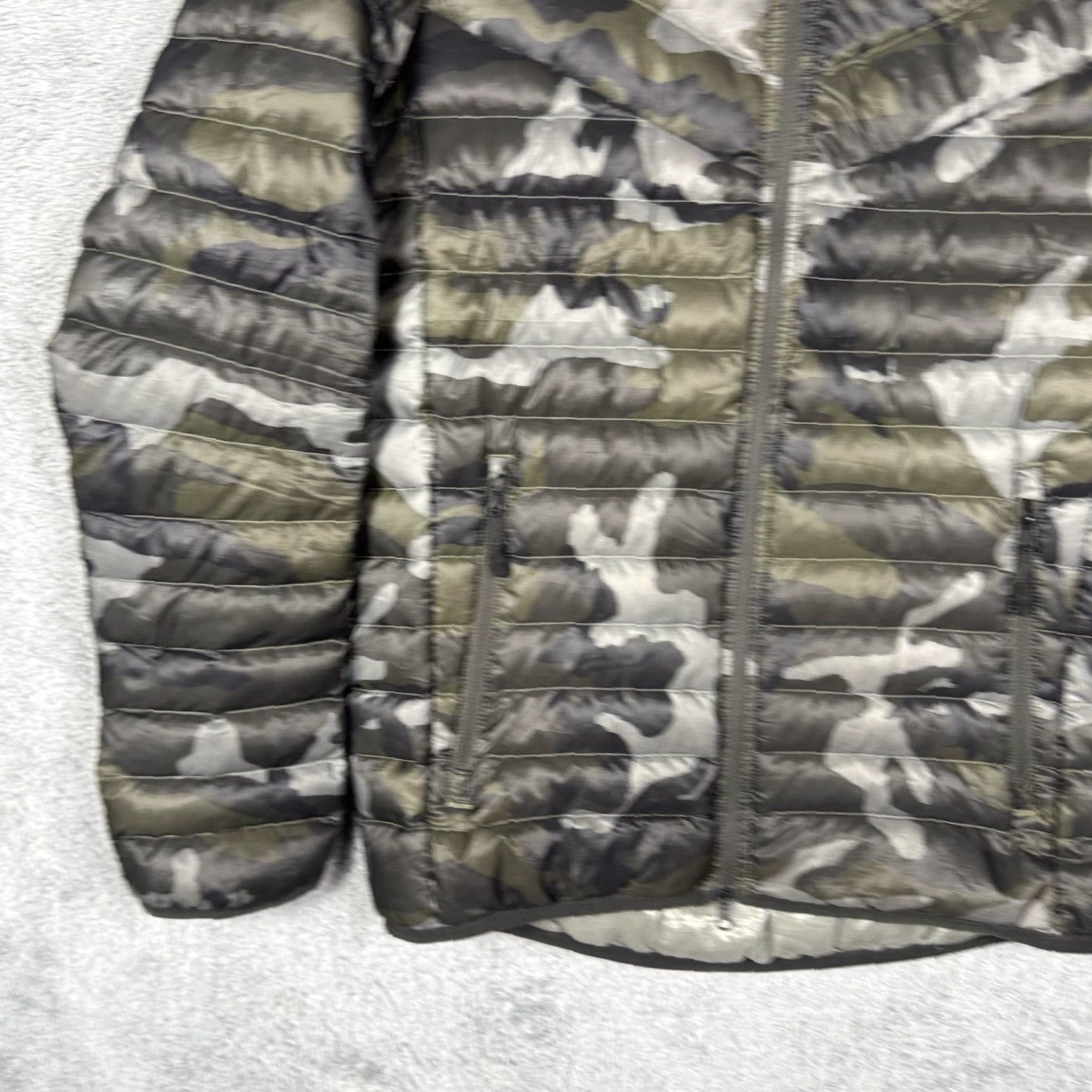 Nike Nike Jacket Men’s S Guild 550 Grey Duck Down Camo Puffer Full Zip Tech Quilted Size US S / EU 44-46 / 1 - 4 Thumbnail
