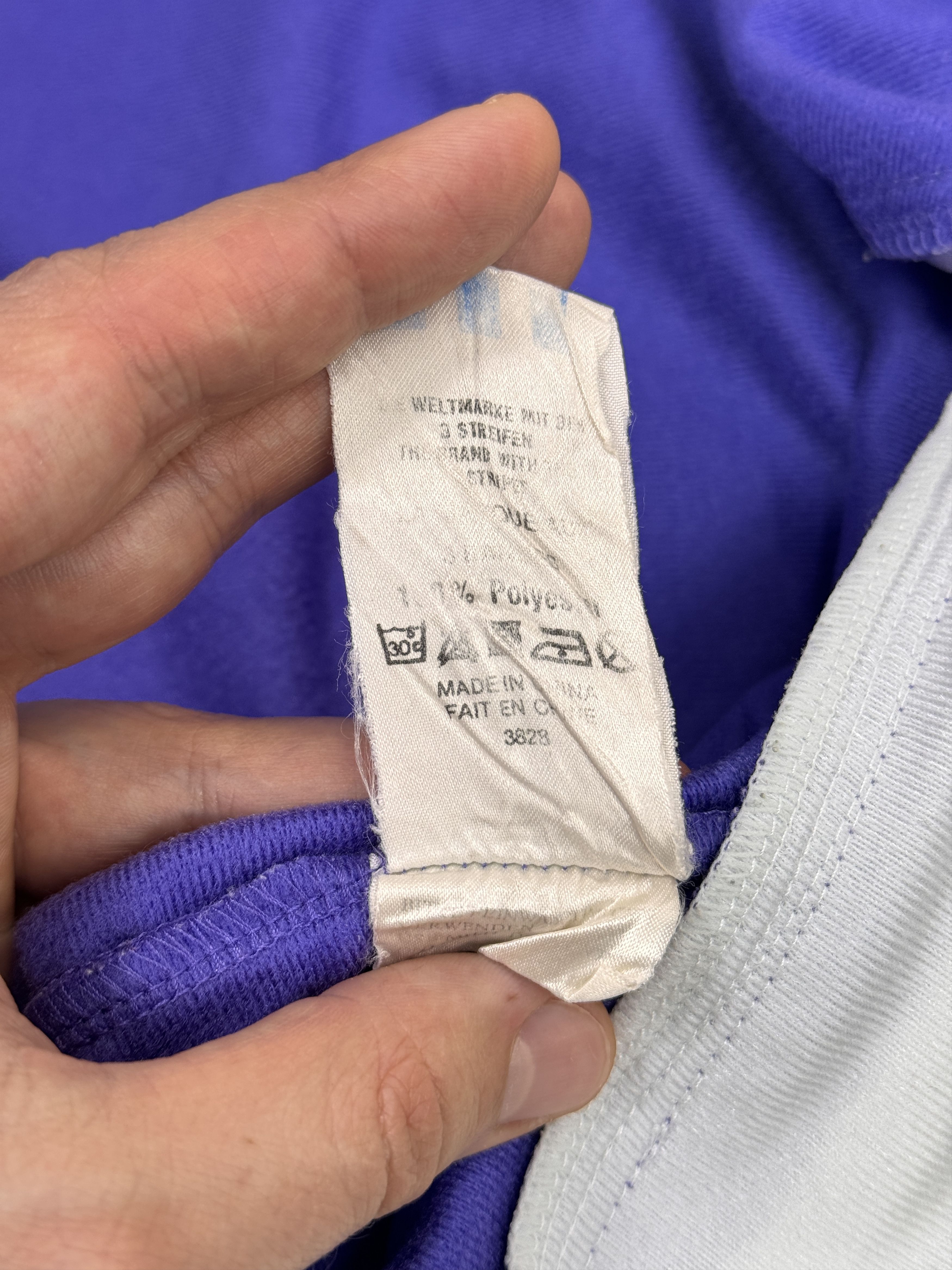 Adidas × Vintage Vintage Adidas Track Jacket Purple & Dark Blue Size US L / EU 52-54 / 3 - 22 Thumbnail