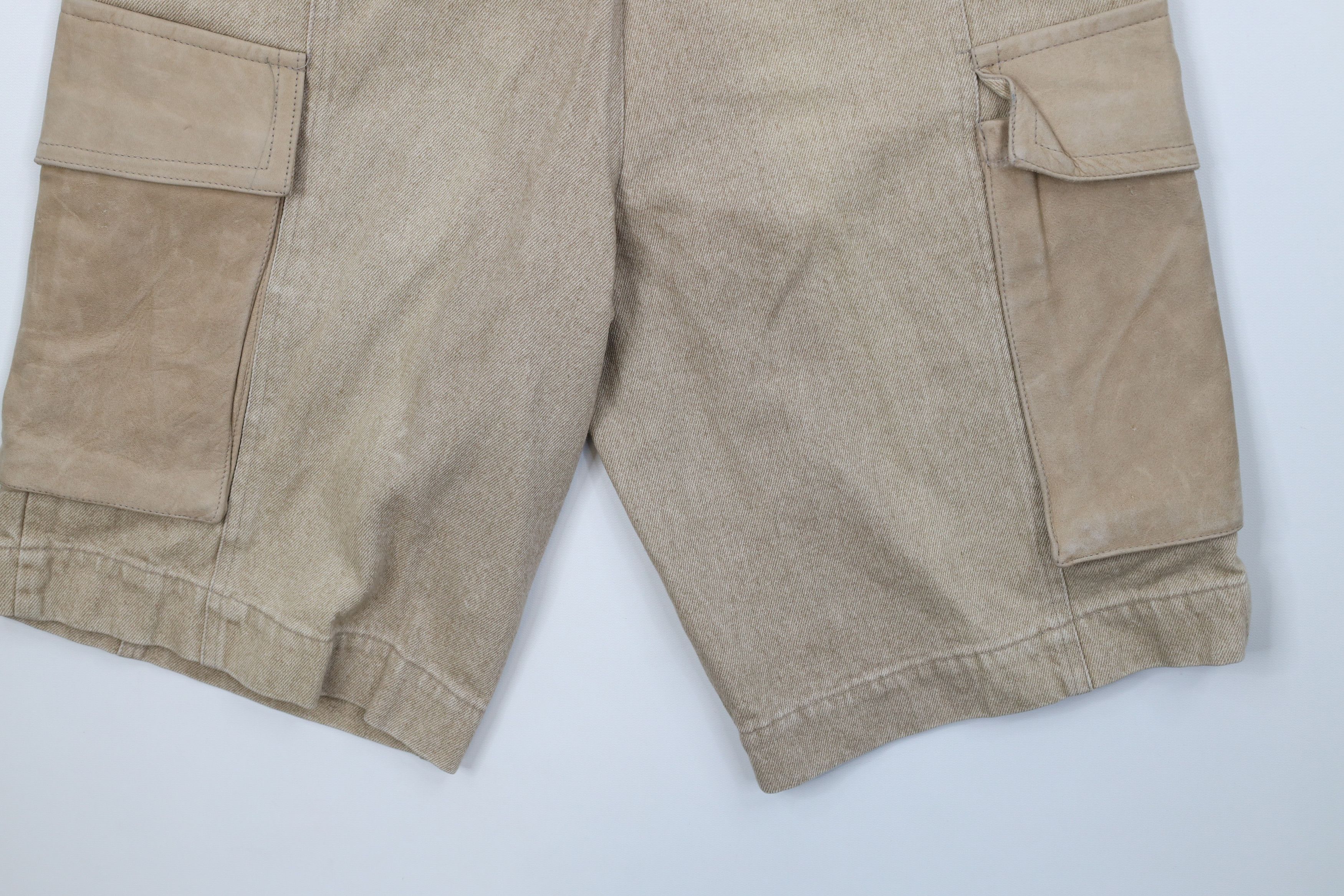 Vintage Deadstock Vintage 90s Streetwear Baggy Denim Cargo Shorts Size US 29 - 11 Thumbnail