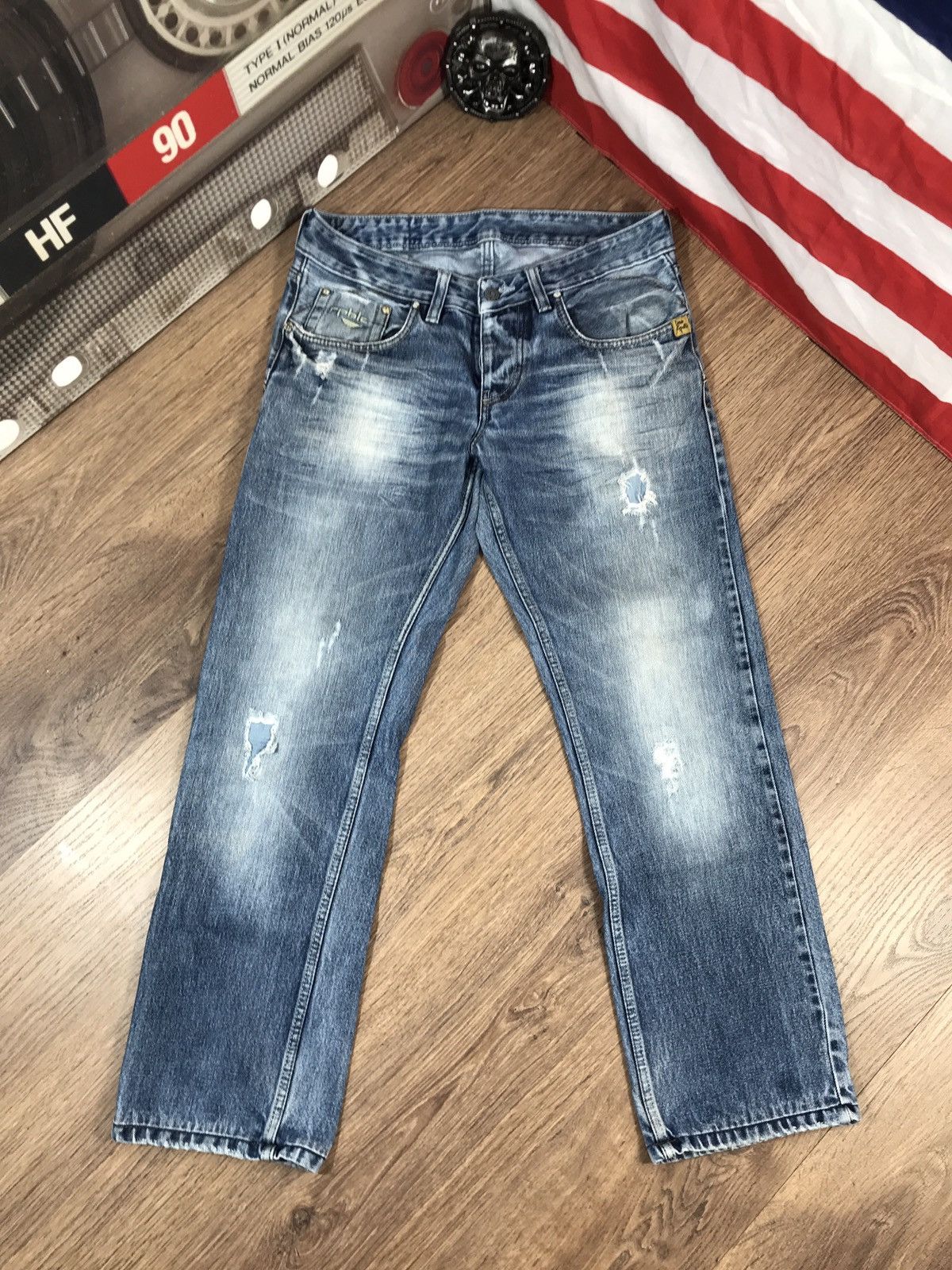 Japanese Brand × Vintage Vintage Denim Republic Jeans Size US 32 / EU 48 - 1 Thumbnail