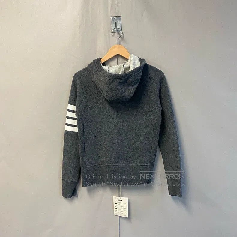 Other Thom Browne Dark gray long-sleeve hoodie Size US XS / EU 42 / 0 - 2 Thumbnail