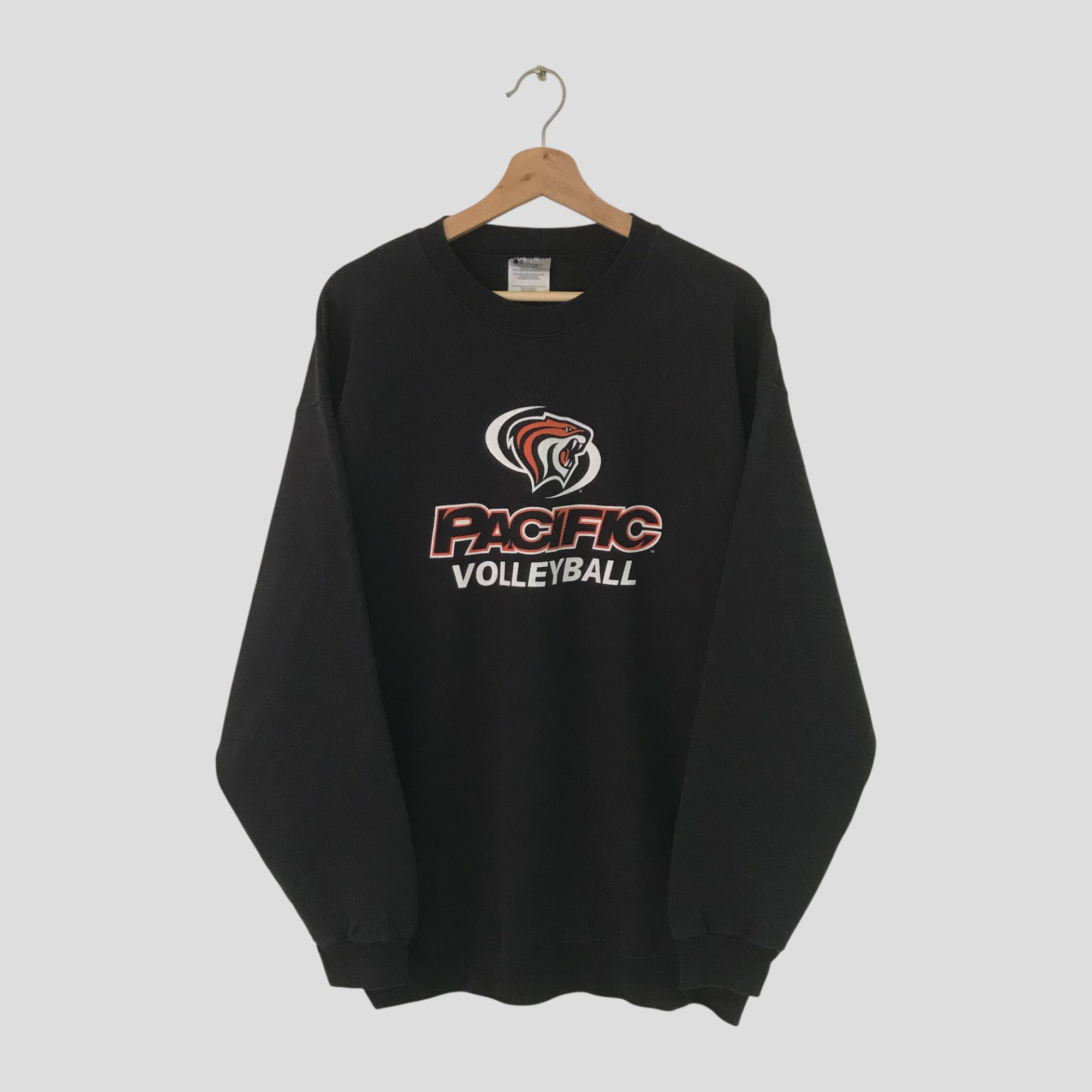 Vintage Vintage Pacific Volleyball Black Sweatshirt - 269 Size US L / EU 52-54 / 3 - 3 Thumbnail