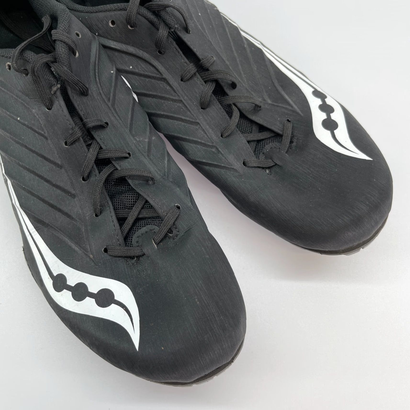 Saucony Saucony Spitfire 5 Sprinting Spike Black White S29055-3 Size 10.5 Men Spike Athletic Shoes Size US 11 / EU 44 - 5 Thumbnail
