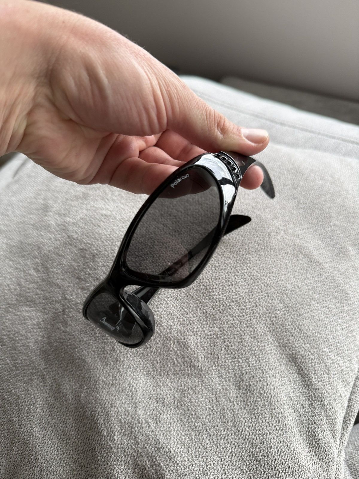 Polaroid Vintage Polaroid Feidi Y2K Japanese Black Sunglasses Size ONE SIZE - 8 Thumbnail