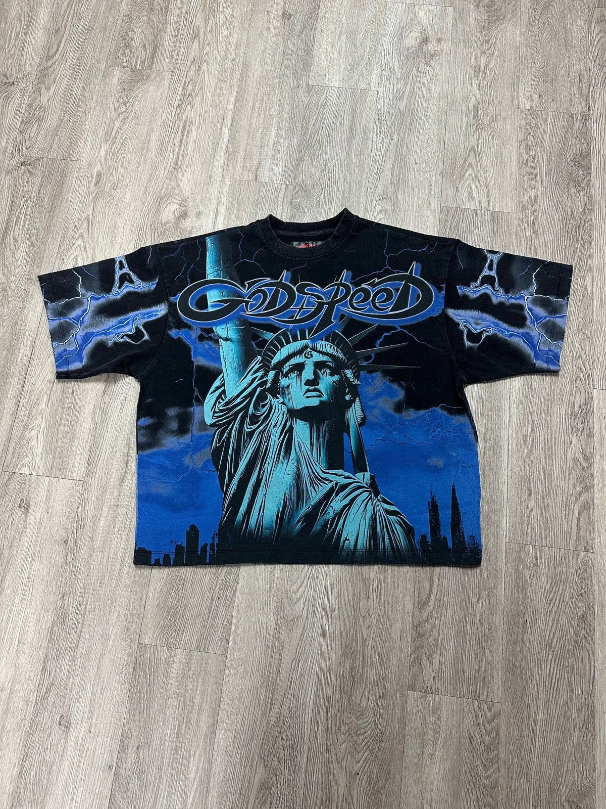 Godspeed Godspeed Voltage LA Tee Blue Size US XL / EU 56 / 4 - 1 Thumbnail