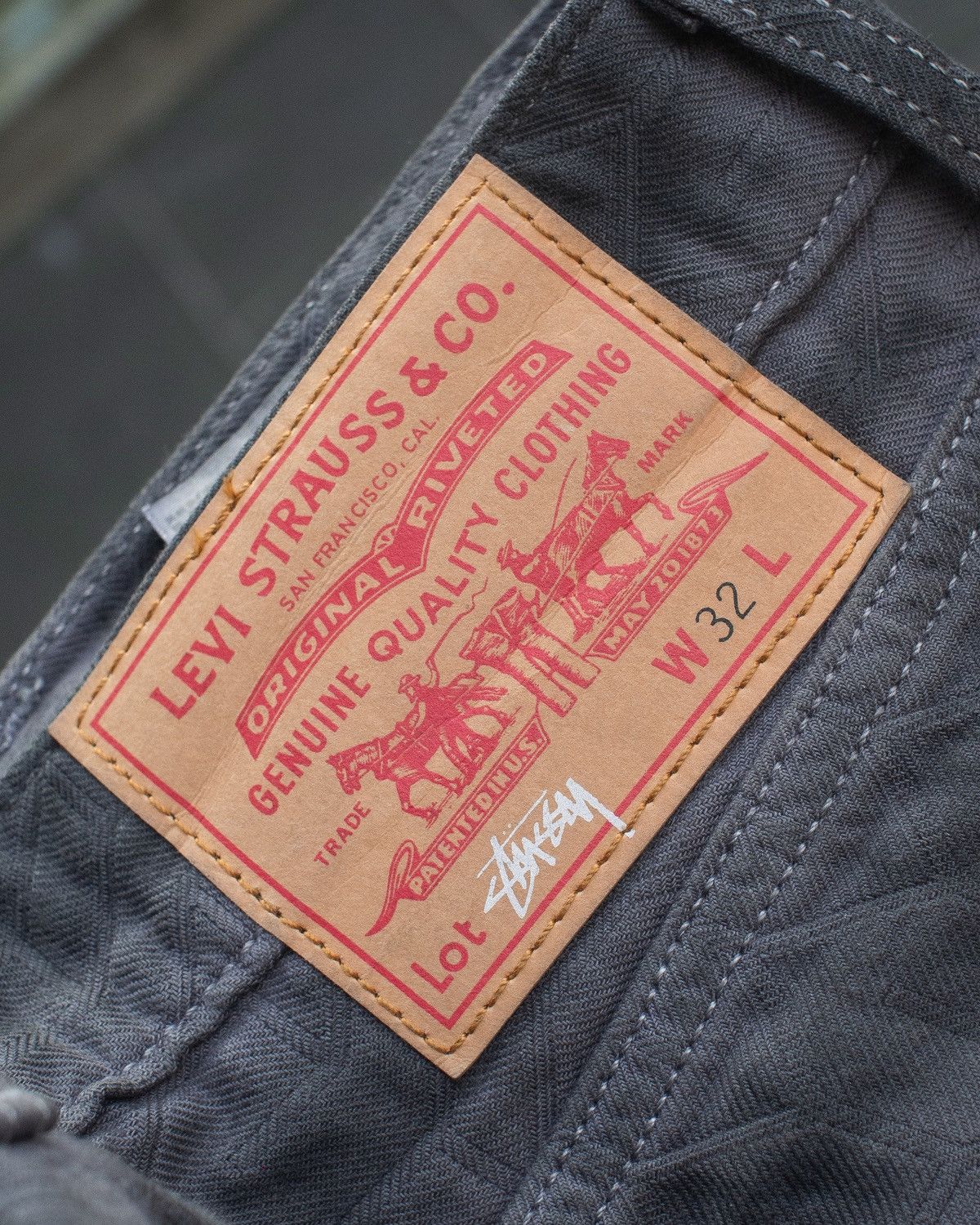 Levi's × Stussy Stussy x Levi’s Jacquard Jeans Size US 32 / EU 48 - 4 Thumbnail