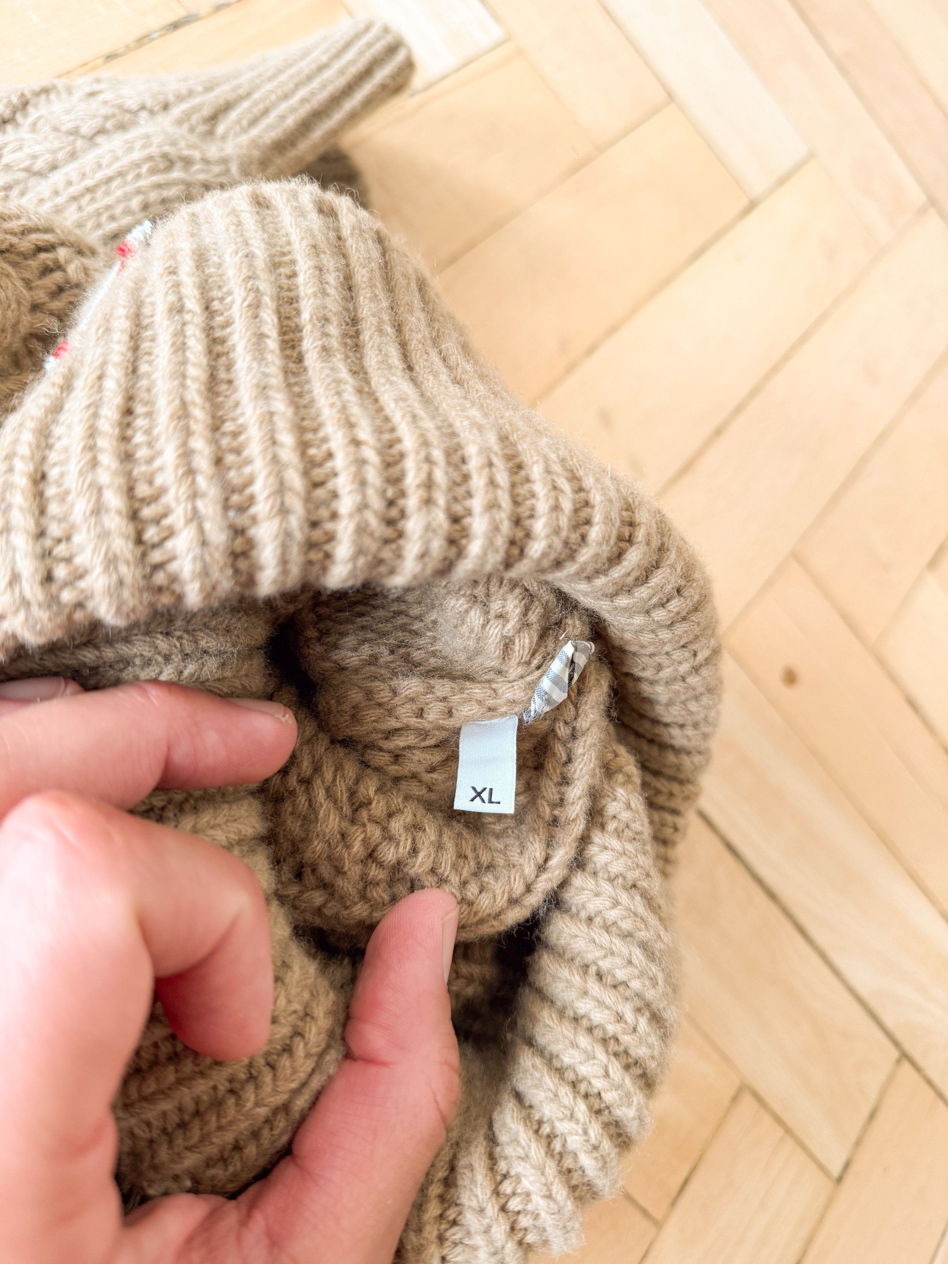 Moncler Gamme Bleu × Thom Browne Moncler Gamme Bleu Thom Browne cable knit sweater size XL Size US XL / EU 56 / 4 - 10 Thumbnail