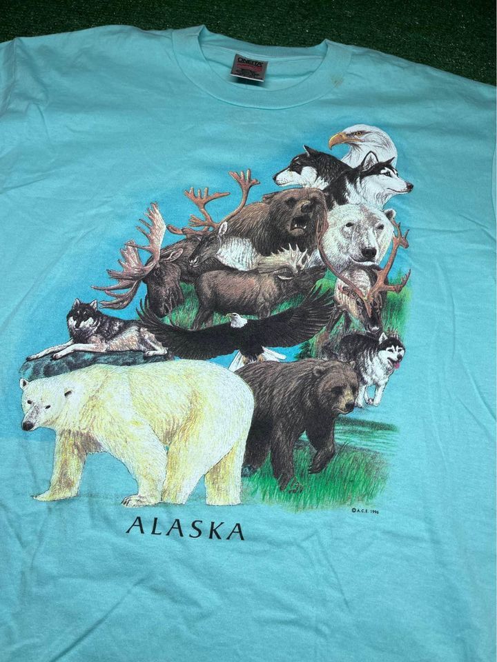 Other Vintage 1996 Alaska T-shirt Size XL Size US XL / EU 56 / 4 - 2 Thumbnail