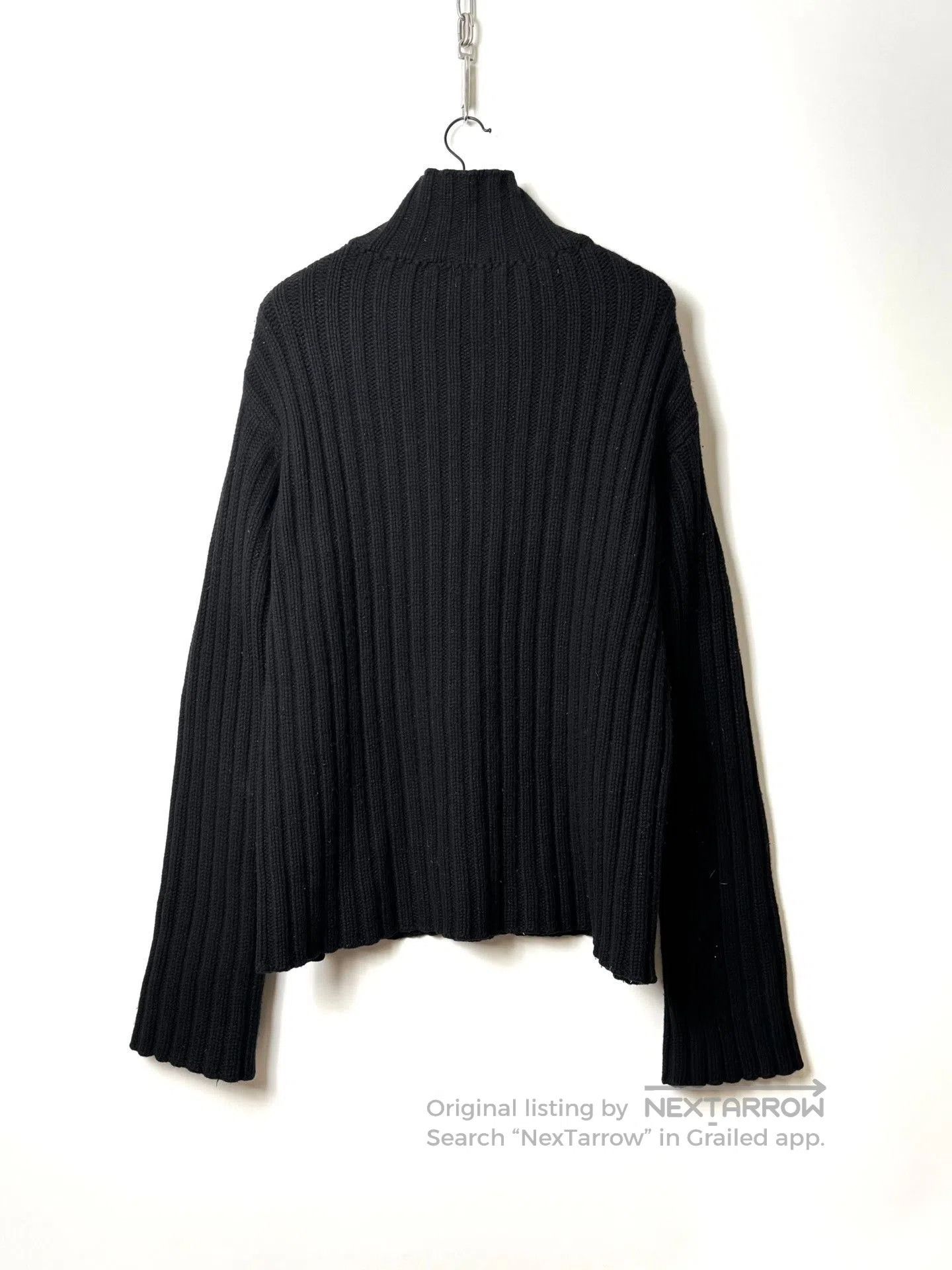 Helmut Lang Helmut Lang 1998 Zip Wool Cardigan. Size US S / EU 44-46 / 1 - 2 Thumbnail