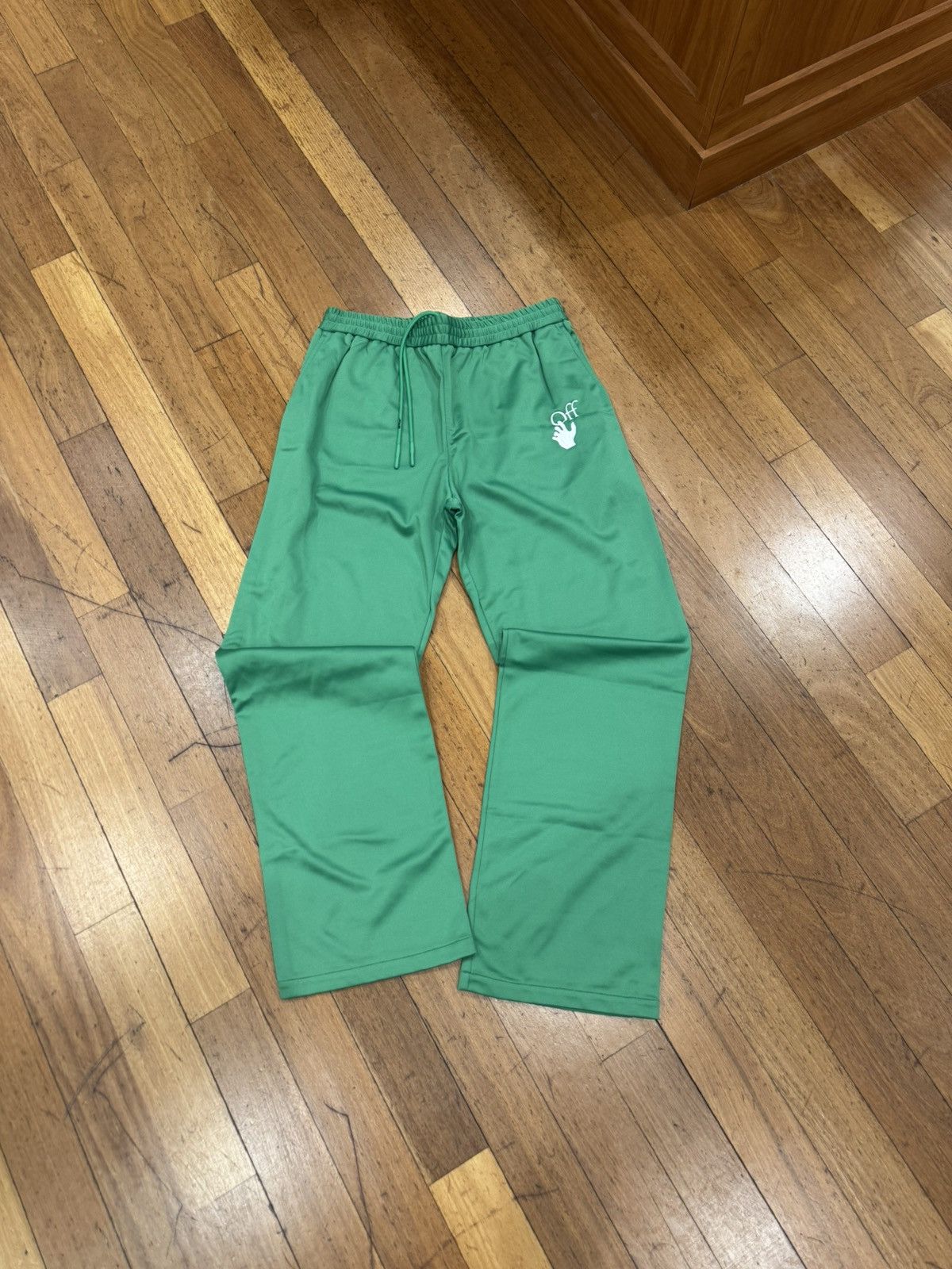 Off-White Green Eco Track Pants