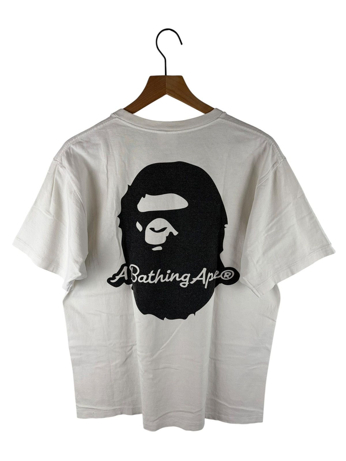 Bape Bape Head Logo Print Tee Size US L / EU 52-54 / 3 - 1 Thumbnail