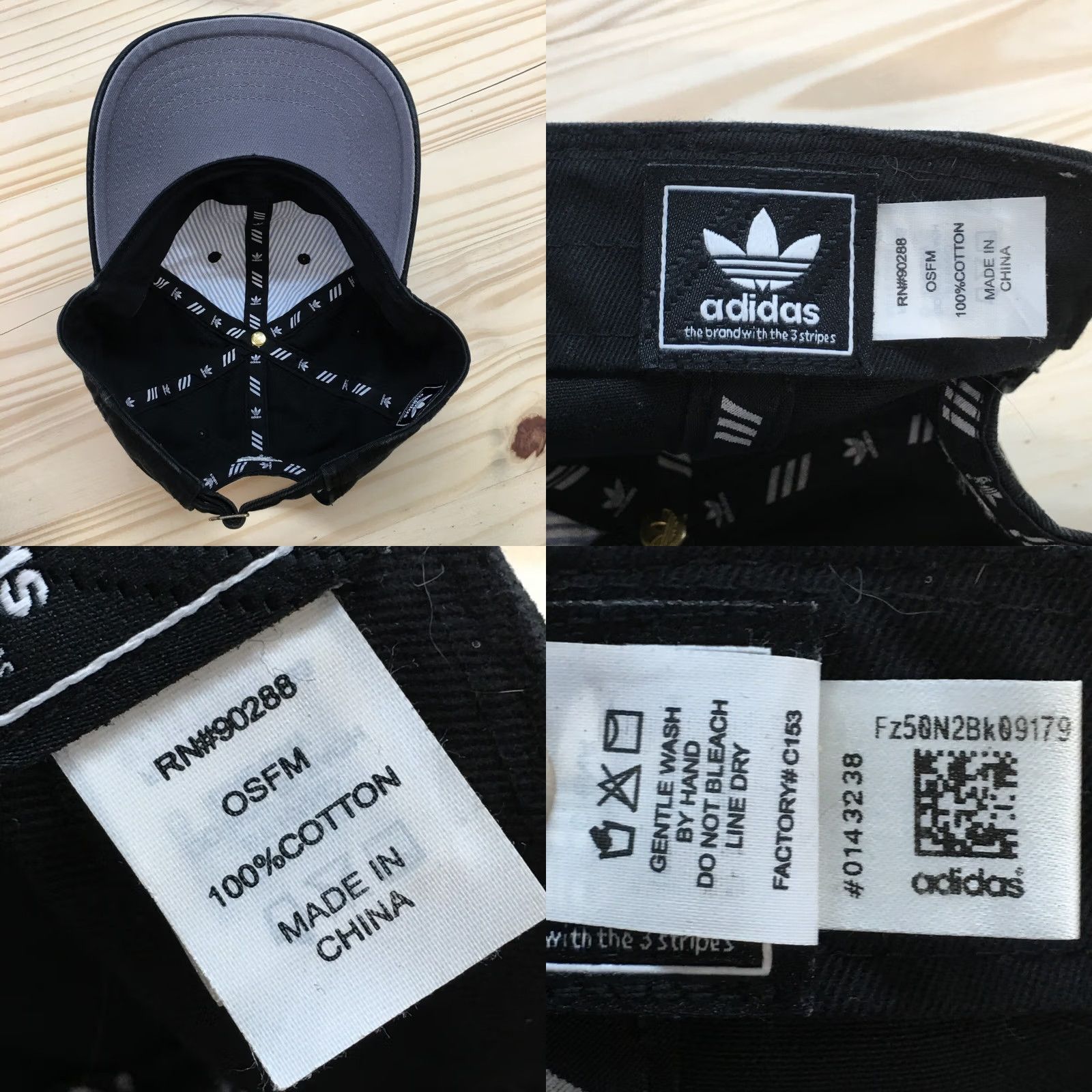 Adidas Adidas Baseball Cap Hat Mens Black OS Adjustable Embroidered Logo Size ONE SIZE - 8 Thumbnail
