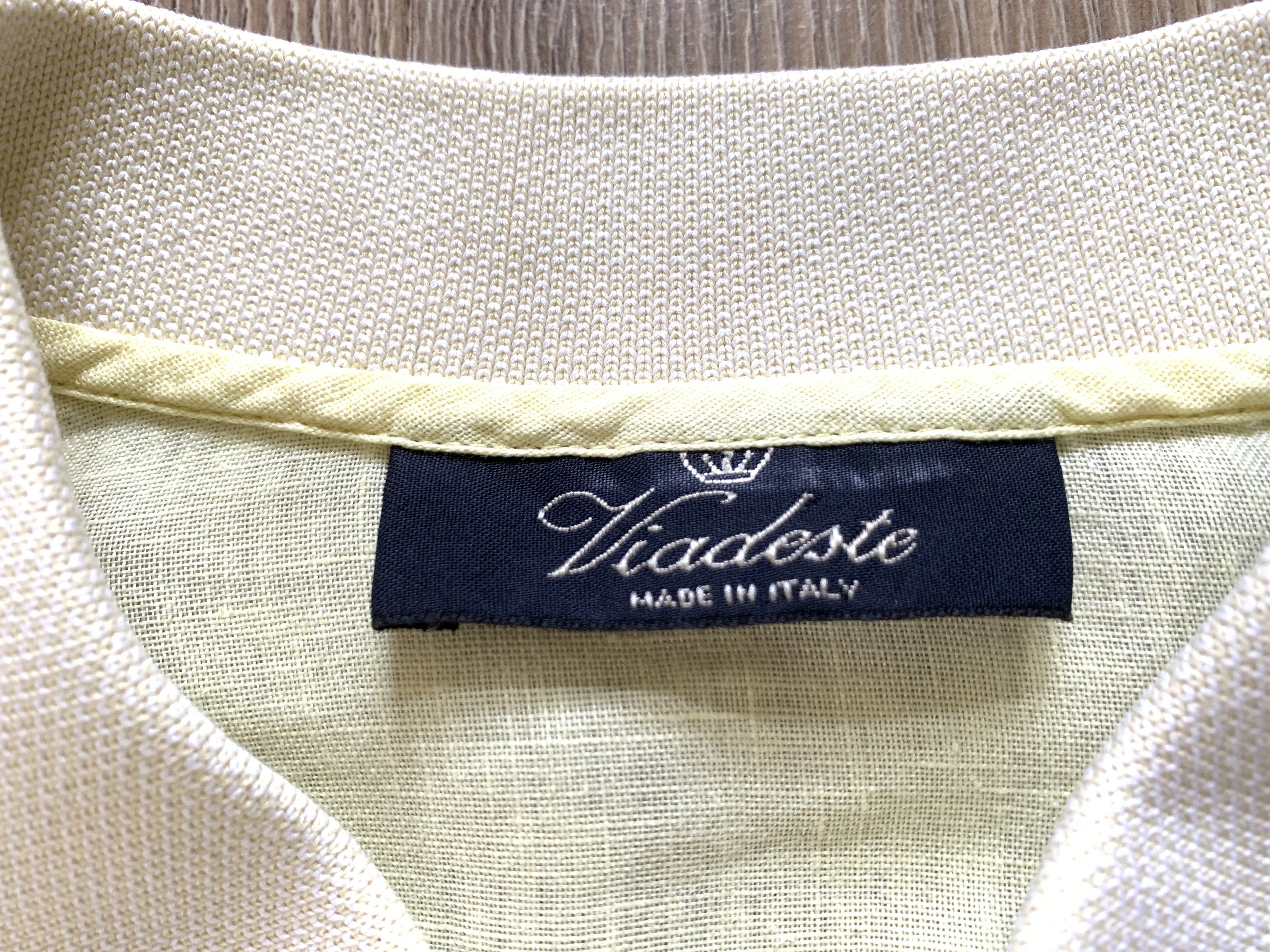 Other Viadeste Mens Linen Pocket Polo T-Shirt Size US L / EU 52-54 / 3 - 7 Thumbnail