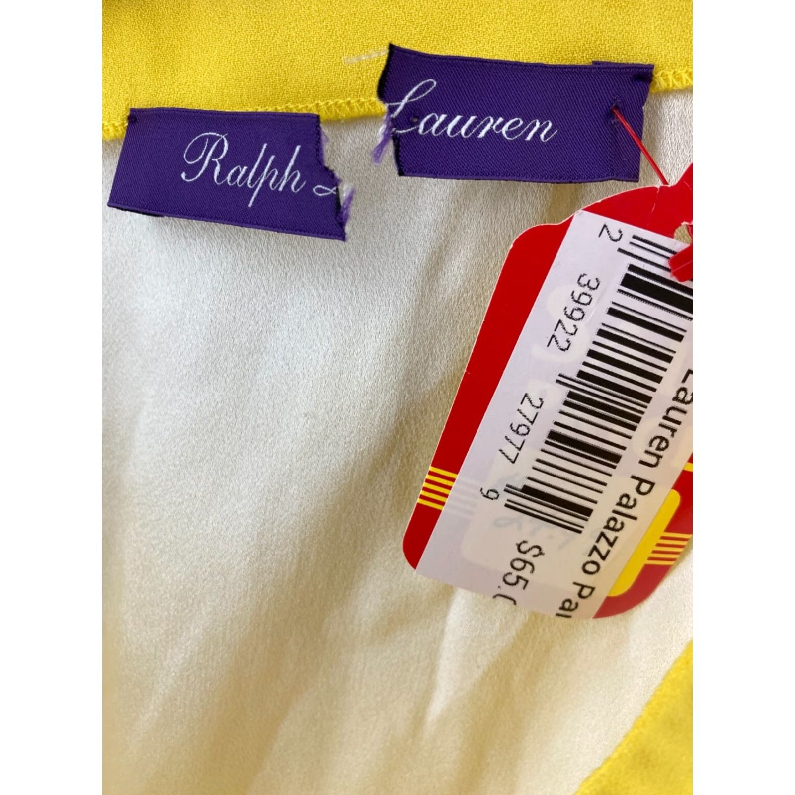 Ralph Lauren Ralph Lauren A-Line Skirt Womens 27 Long Yellow Solid Business Casual Summer Size 27" / US 4 / IT 40 - 7 Thumbnail