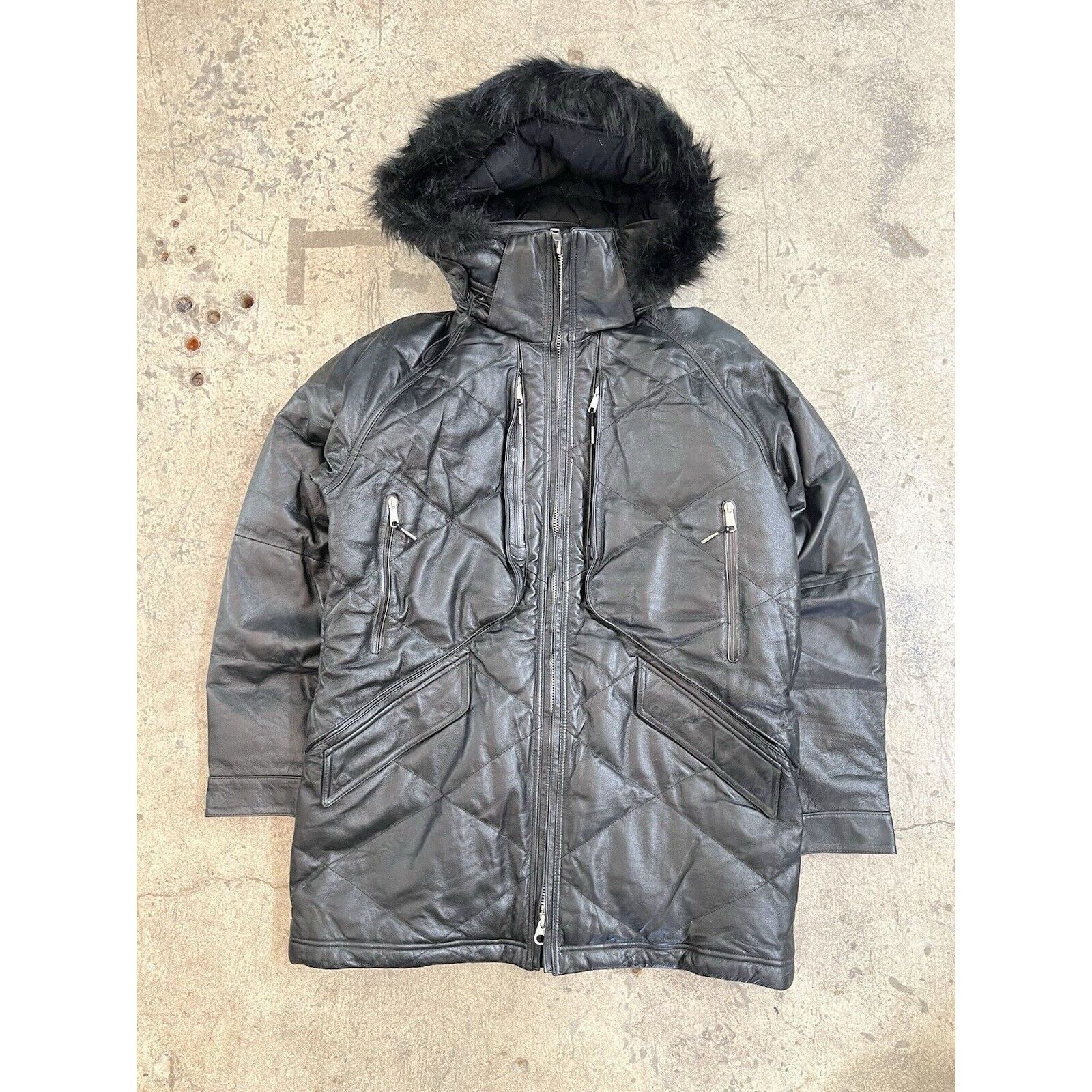 Nike Rare Unreleased Sample Nike Leather Parka Air Force 20 Year Size US L / EU 52-54 / 3 - 17 Thumbnail