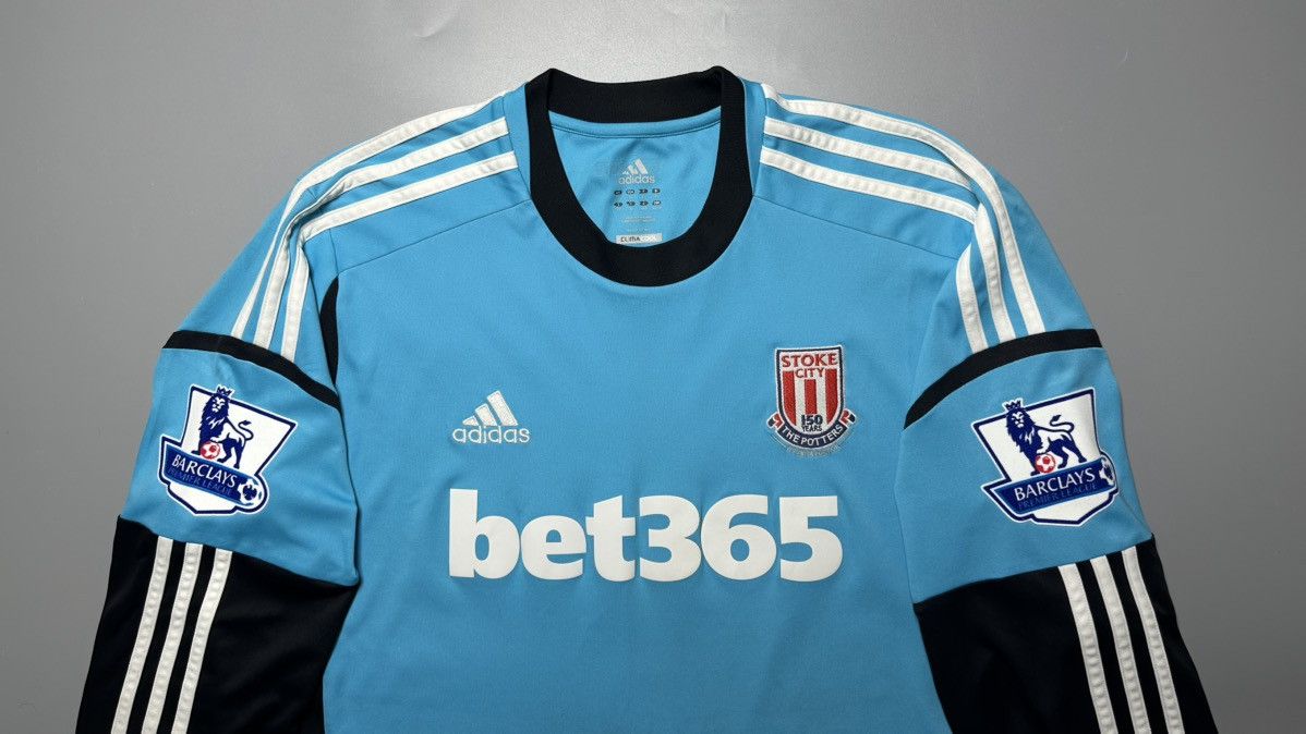Vintage STOKE CITY ADIDAS 2011/2012 FOOTBALL GK JERSEY #1 BEGOVIC Size US XL / EU 56 / 4 - 3 Thumbnail