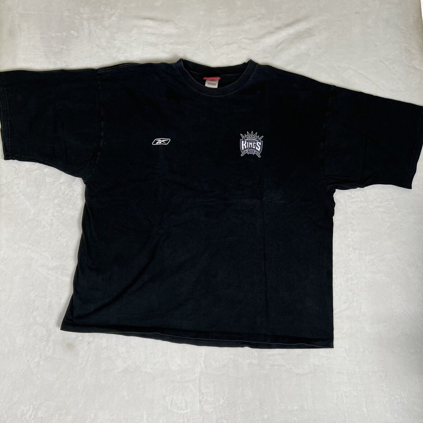 Reebok Vintage Sacramento Kings T-Shirt Size 2XL Reebok Black Y2K Size US XXL / EU 58 / 5 - 2 Thumbnail