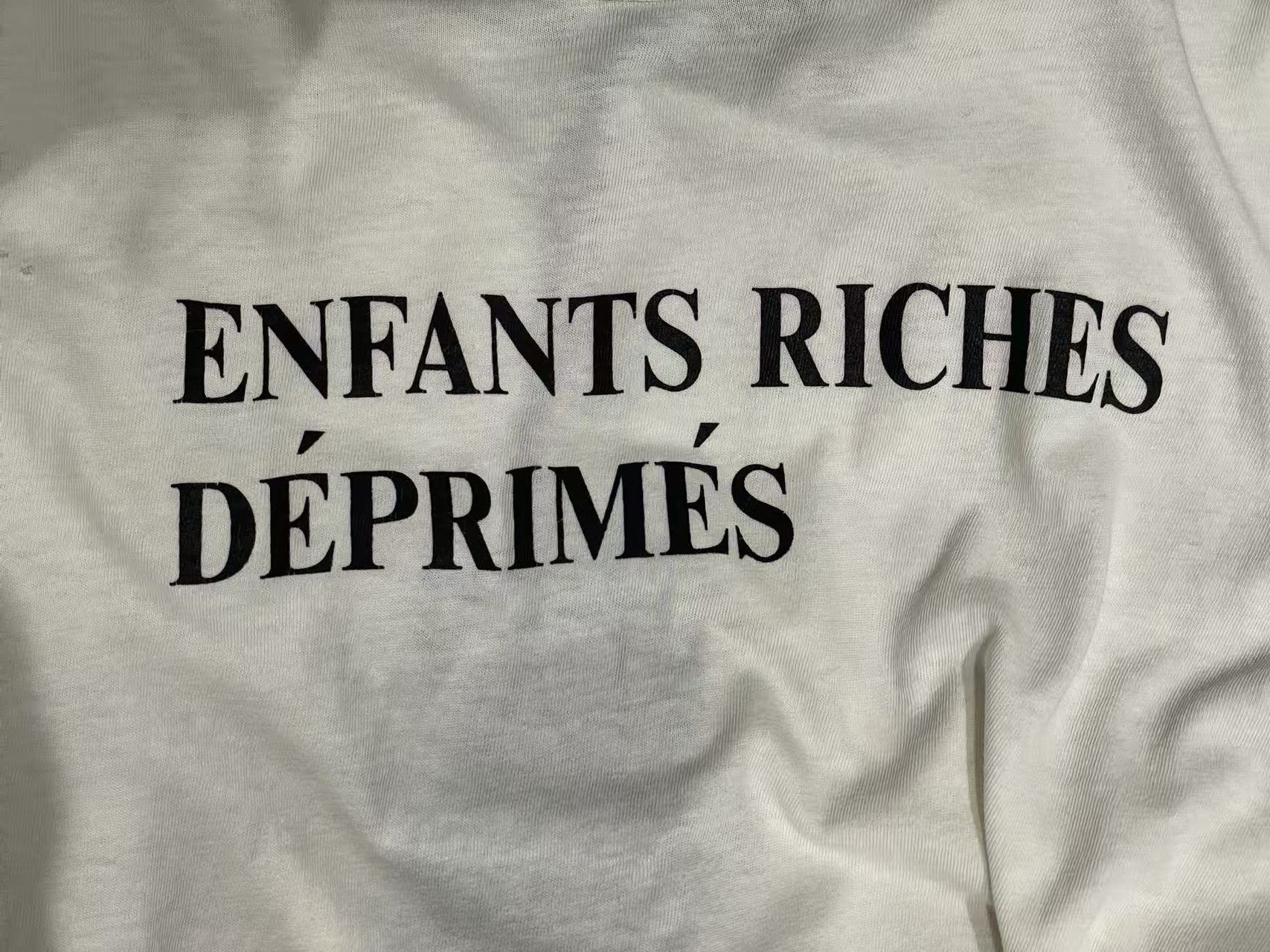 Enfants Riches Deprimes Enfants Riches Déprimés Classic Short Sleeve White T-Shirt Size S / US 4 / IT 40 - 3 Thumbnail