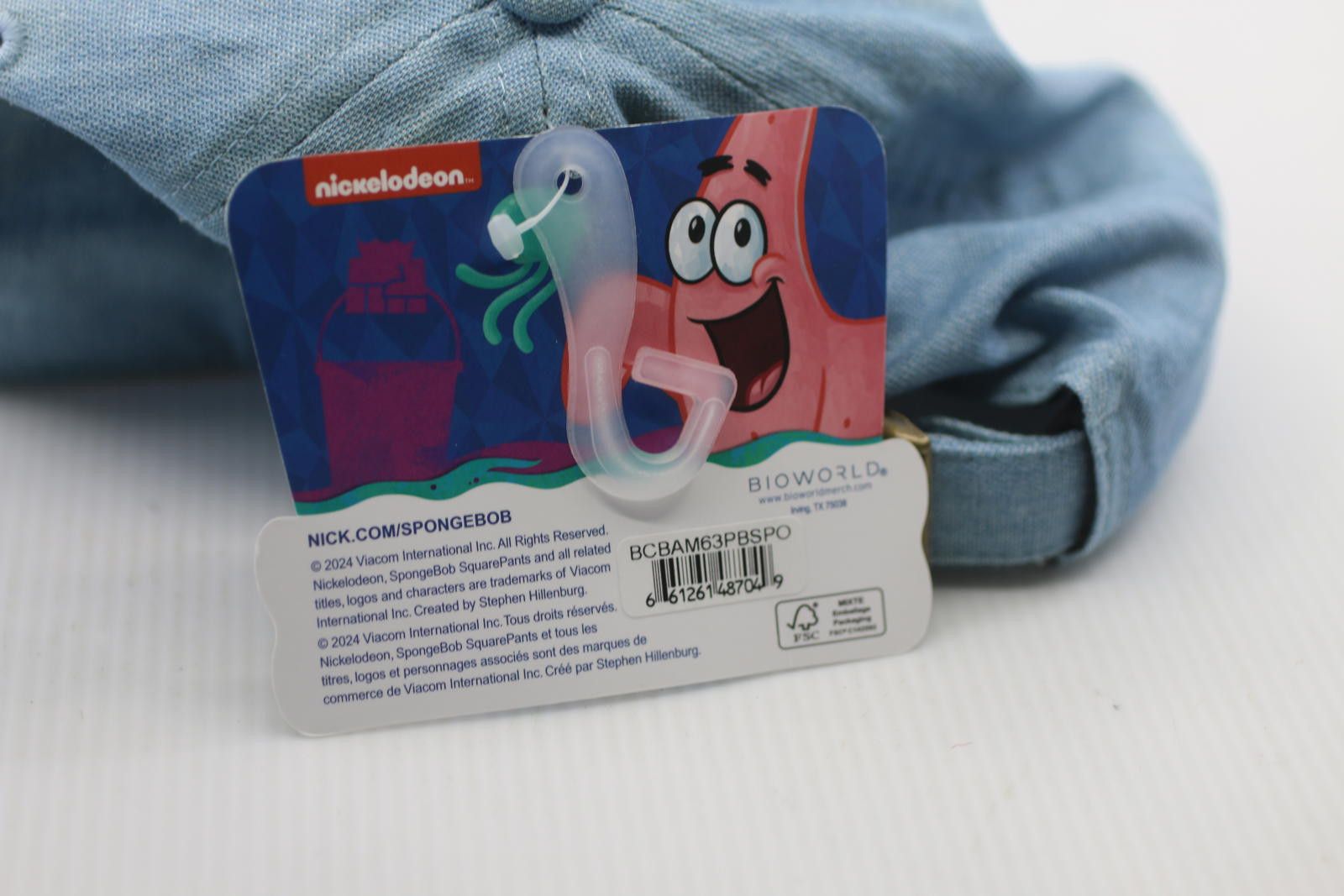 Nickelodeon SpongeBob SquarePants Cowboy Dad Hat Adjustable BioWorld Size ONE SIZE - 5 Thumbnail