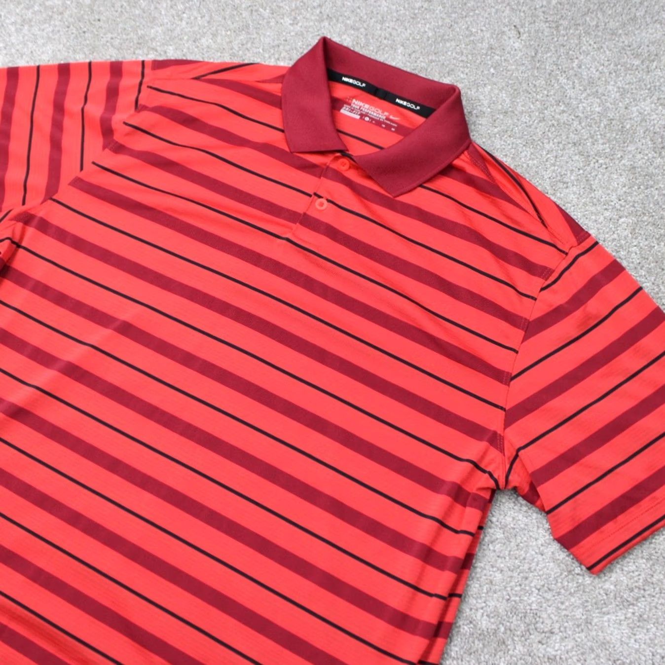 Nike Nike Golf Polo Shirt Mens XL Red Dri-Fit Short Sleeve Pullover Size US XL / EU 56 / 4 - 3 Thumbnail