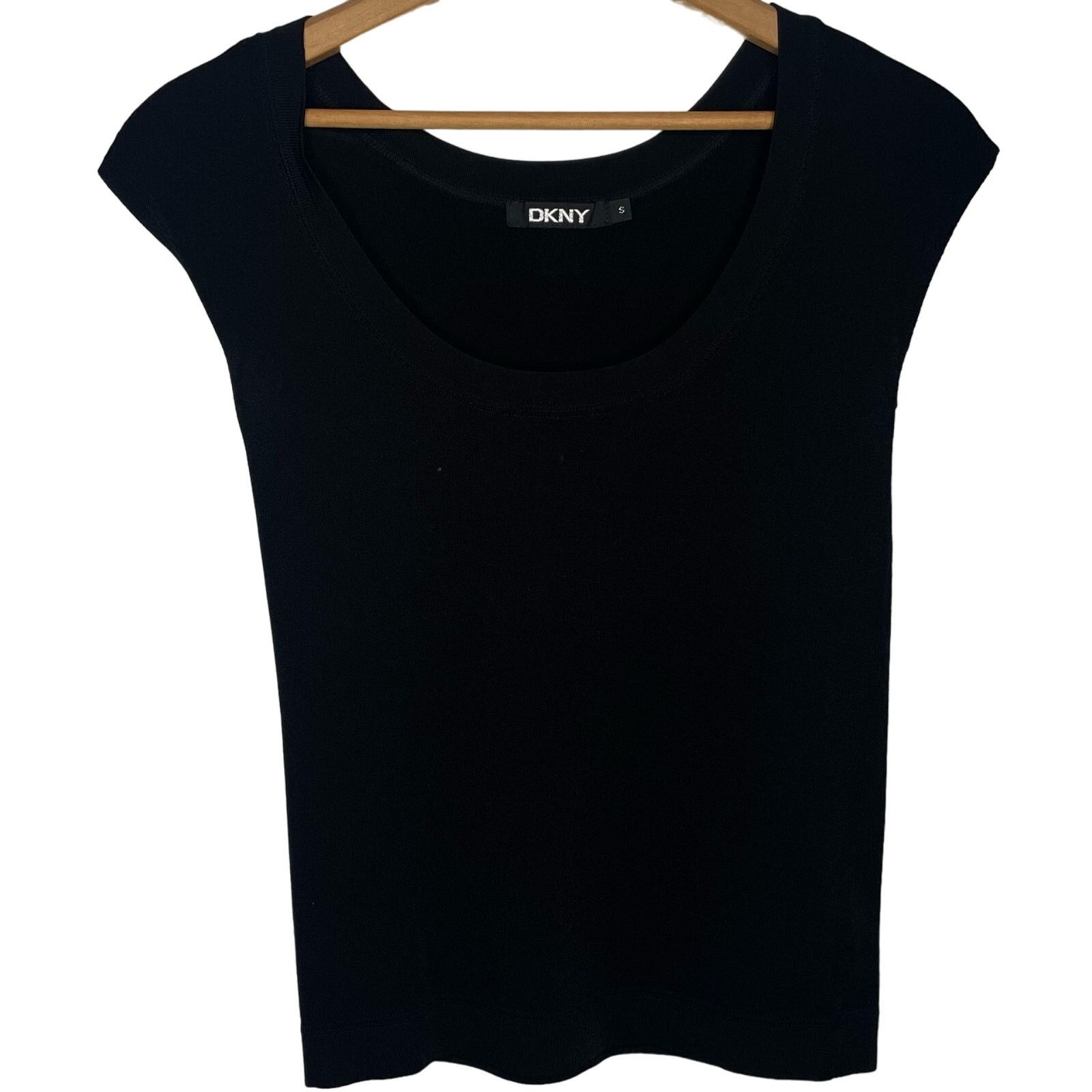 DKNY Vintage DKNY Black Knit Tank Size S / US 4 / IT 40 - 1 Thumbnail