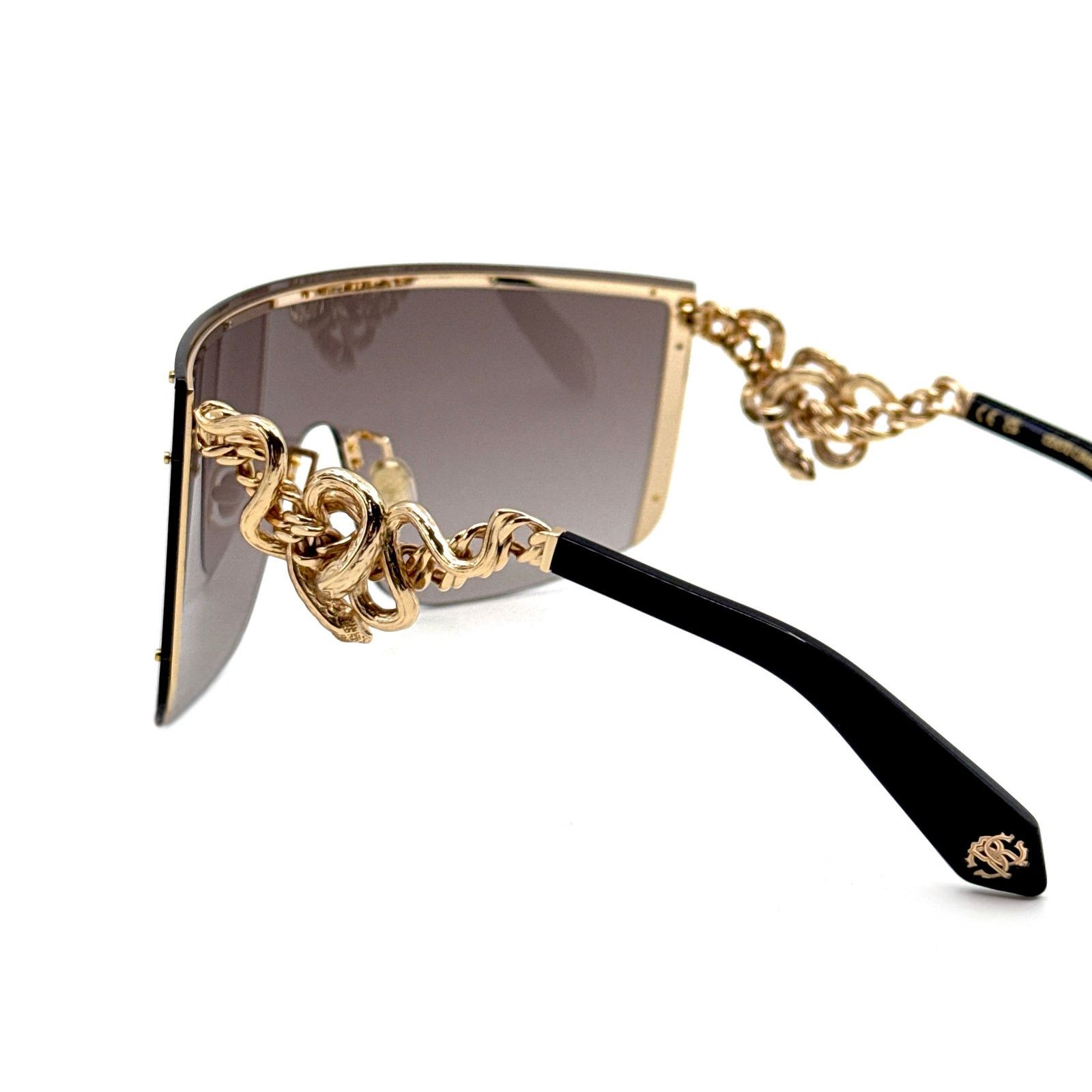 Roberto Cavalli New, ROBERTO CAVALLI Sunglasses SRC015 Col.300G Authentic Size ONE SIZE - 8 Thumbnail