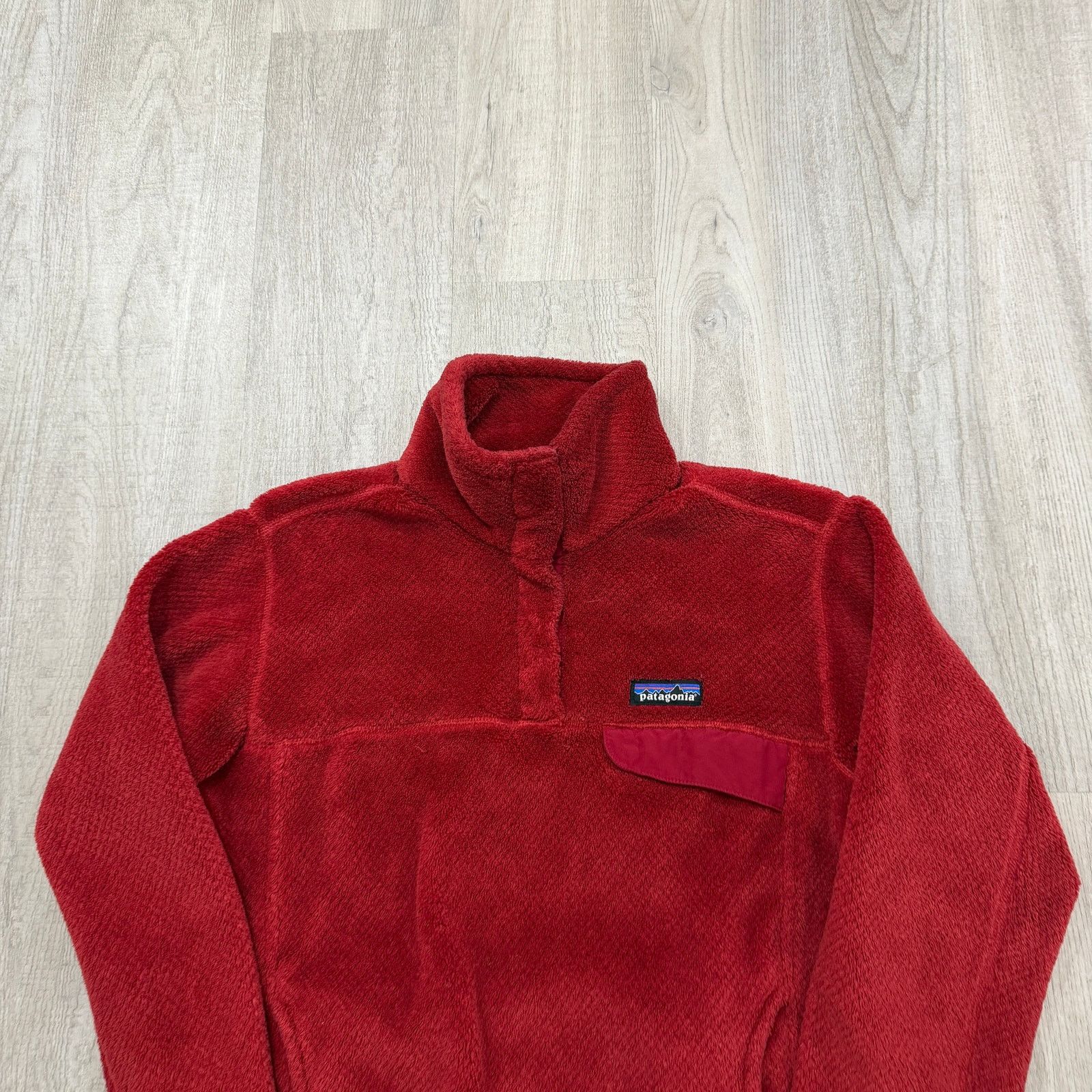 Patagonia Patagonia Pullover Womens Medium Red Re-Tool Snap-T Fleece Size M / US 6-8 / IT 42-44 - 2 Thumbnail
