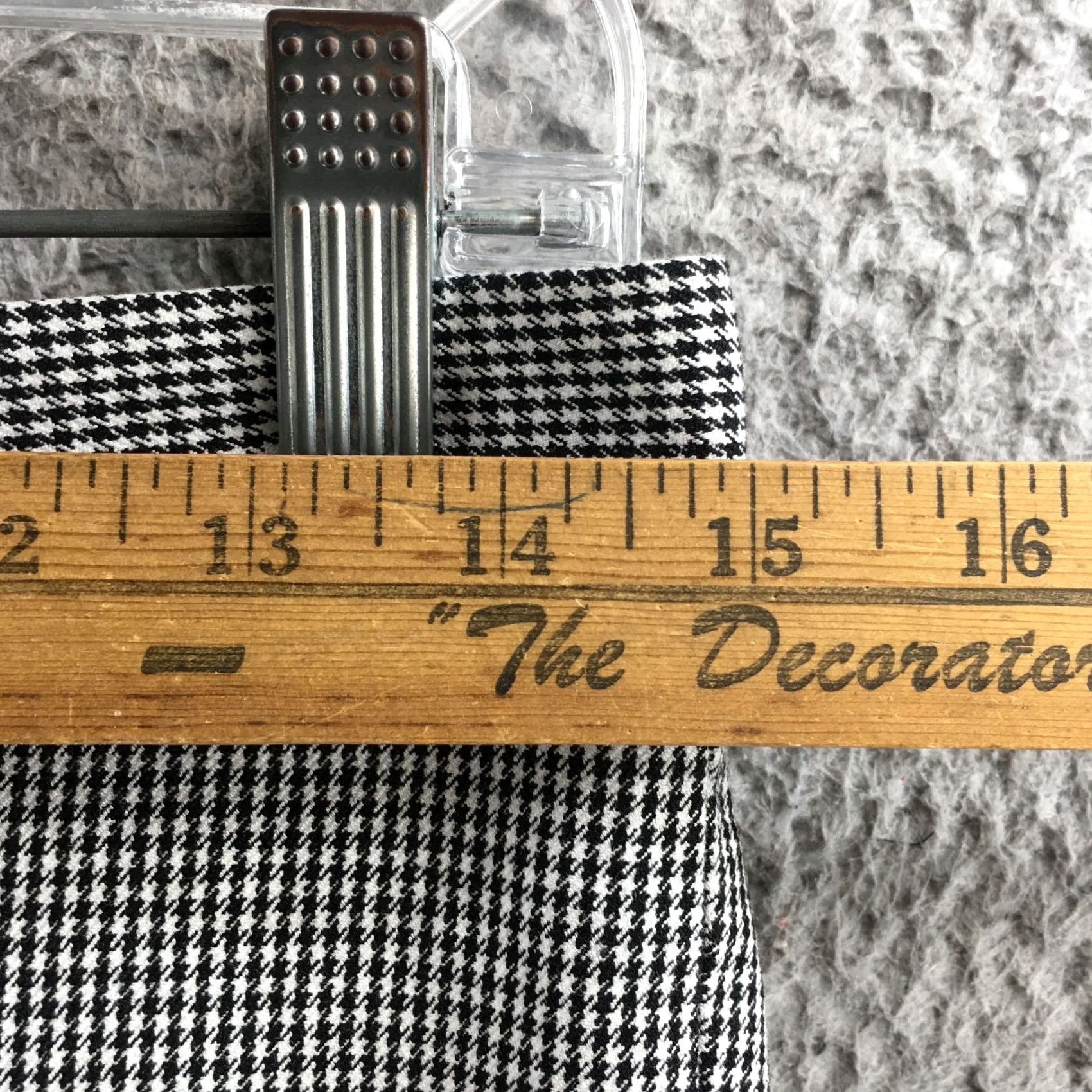 Banana Republic Banana Republic Sloan Dress Pants Womens 0 Black Houndstooth Low Rise Skinny Dress Pants Womens Black 0 Sloan Match Mens Womens Girls Size 25" / US 0 / IT 36 - 6 Thumbnail