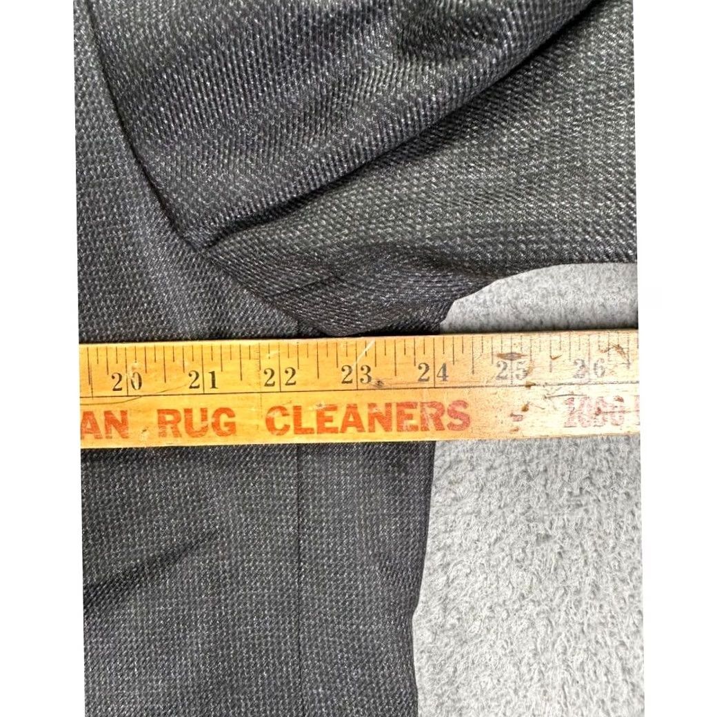 Chaps Chaps Blazer Sport Coat Tuxedo Office Workwear Formal Mens 46L Black Notch Lapel 2-Button Long Chest 48" 32" Size 46R - 6 Thumbnail