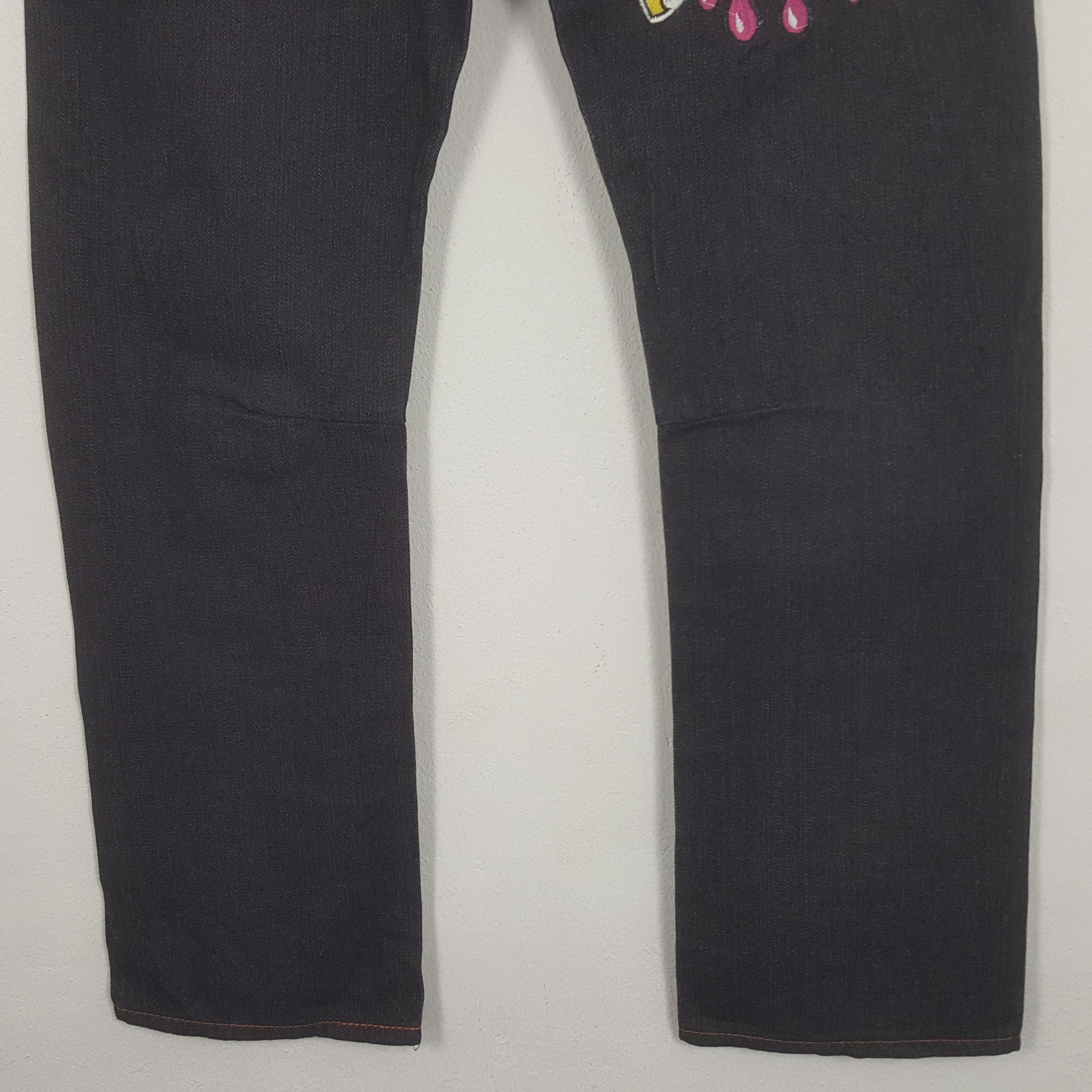 Christian Audigier × Ed Hardy × Vintage Vintage Ed Hardy by Christian Audiger Baggy Denim Jeans Size US 36 / EU 52 - 3 Thumbnail