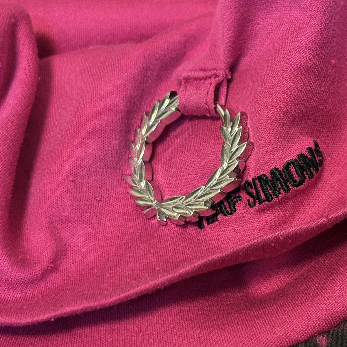 Fred Perry × Raf Simons Pink Rollneck long sleeve Size US M / EU 48-50 / 2 - 3 Thumbnail