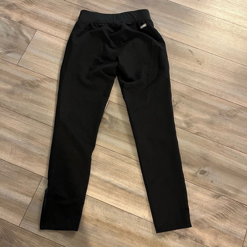 Ordinary Fits Figs Black Casual Scrub Pants Women XXS Bin L-113 Size 24" / US 00 / IT 34 - 5 Thumbnail