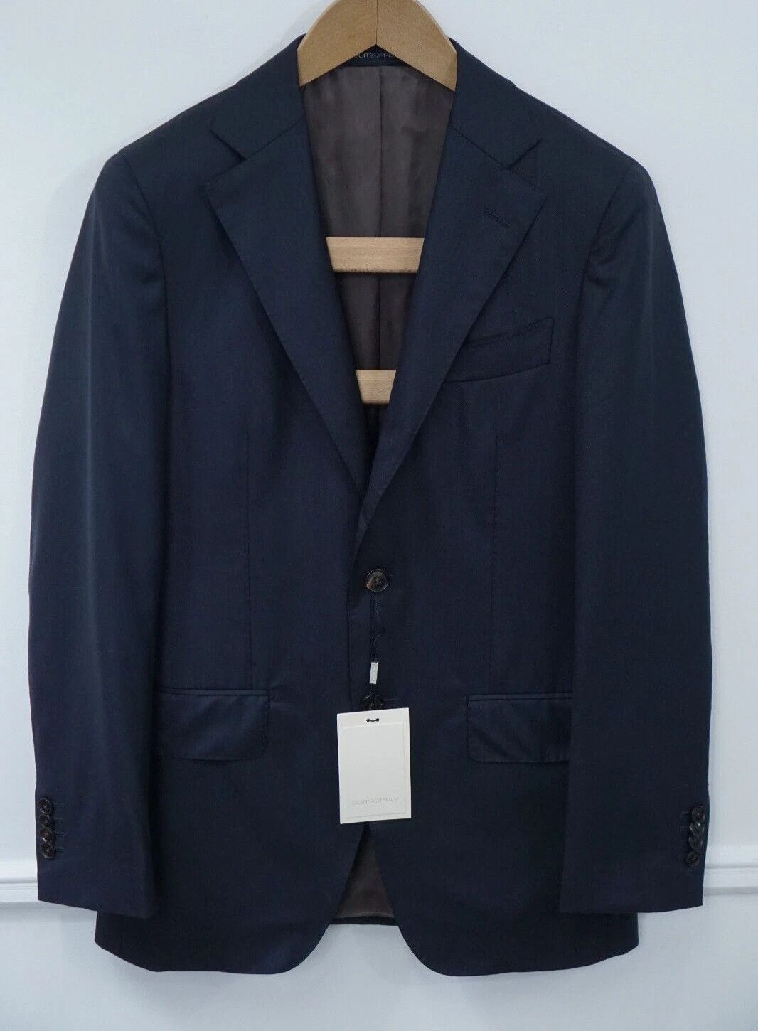 Suitsupply Men Suitsupply Blazer Lazio La Spalla Wool S150 Blue UK/US44 Size 44R - 1 Thumbnail