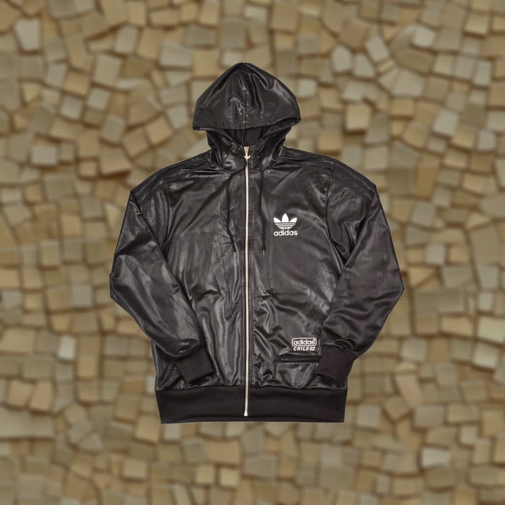 Adidas Adidas Chile 62 Vintage 2009 Shiny Black Track Jacket S Men Size S E88657 Size US S / EU 44-46 / 1 - 1 Thumbnail