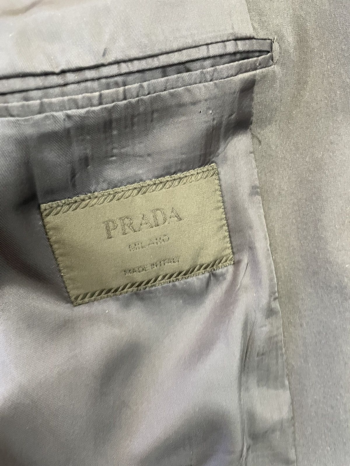Prada Cotton Blend Patch Pocket Blazer Size 46R - 7 Thumbnail