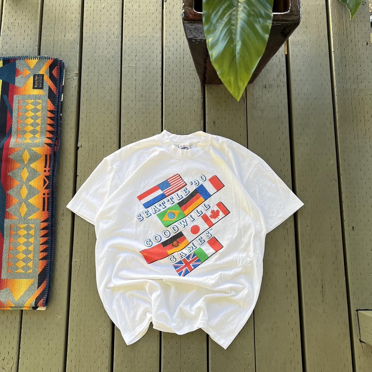 USA Olympics × Vintage Vintage 1990s Goodwill Games Seattle Graphic Tee Size US XL / EU 56 / 4 - 2 Thumbnail