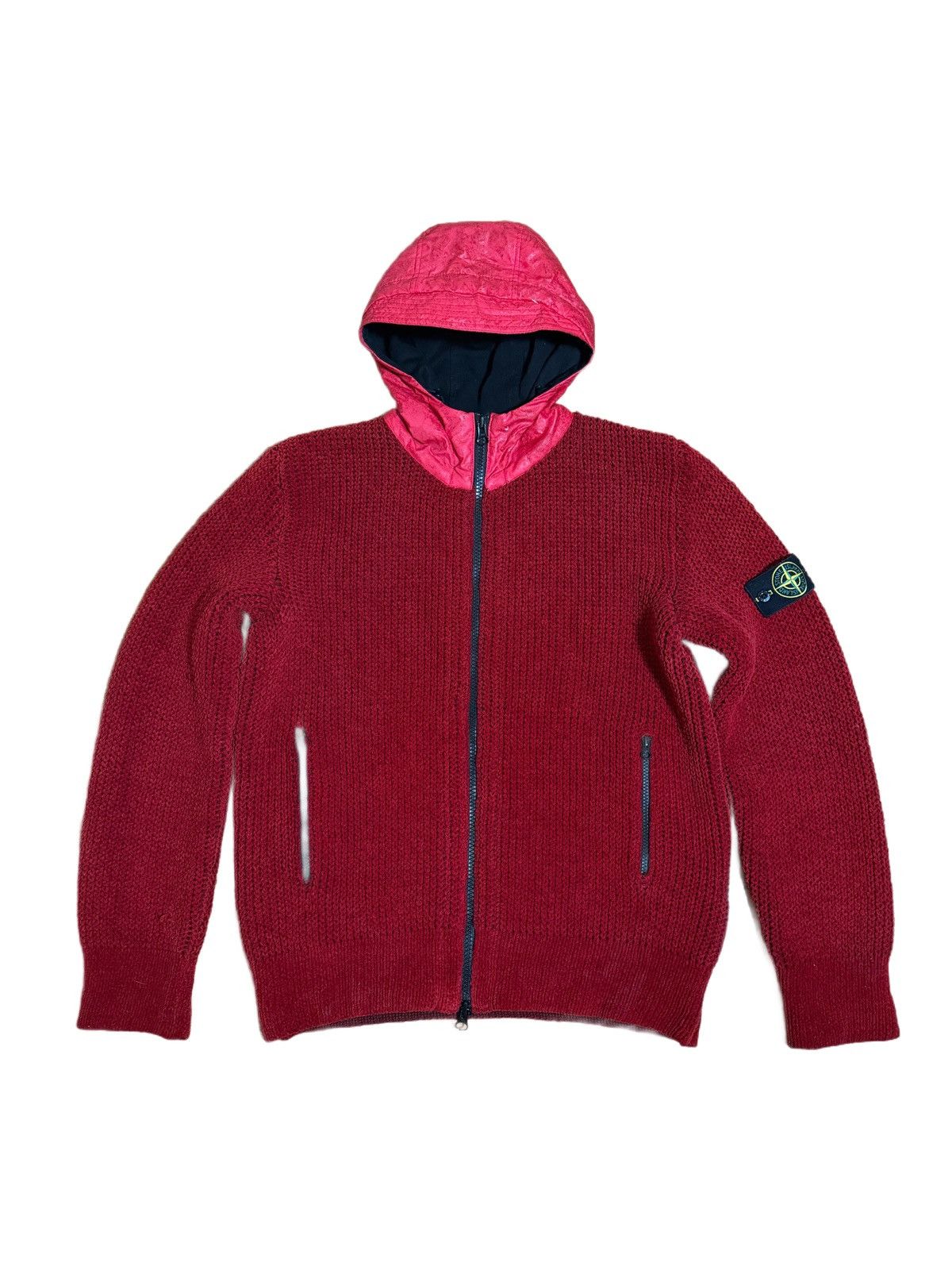 Stone Island 🔥Rare Stone Island Thick President Knit Zipped Hoodie/Jacket Size US XL / EU 56 / 4 - 2 Thumbnail
