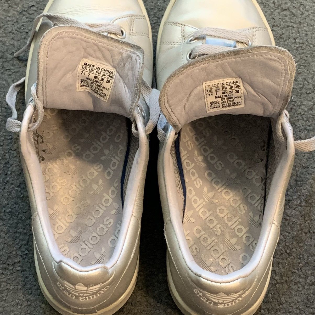 Adidas × Raf Simons Adidas x Raf Simons Stan Smith 'Silver Metallic' (FW15) Size US 7.5 / EU 40-41 - 11 Thumbnail