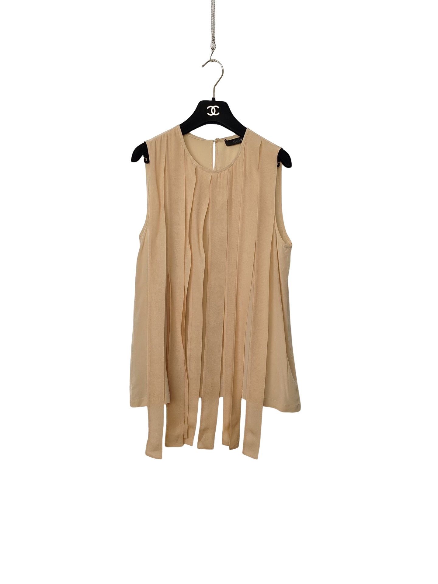 Max Mara MaxMara Silk Sleeveless Tank Top Size IT 44 Size M / US 6-8 / IT 42-44 - 1 Thumbnail