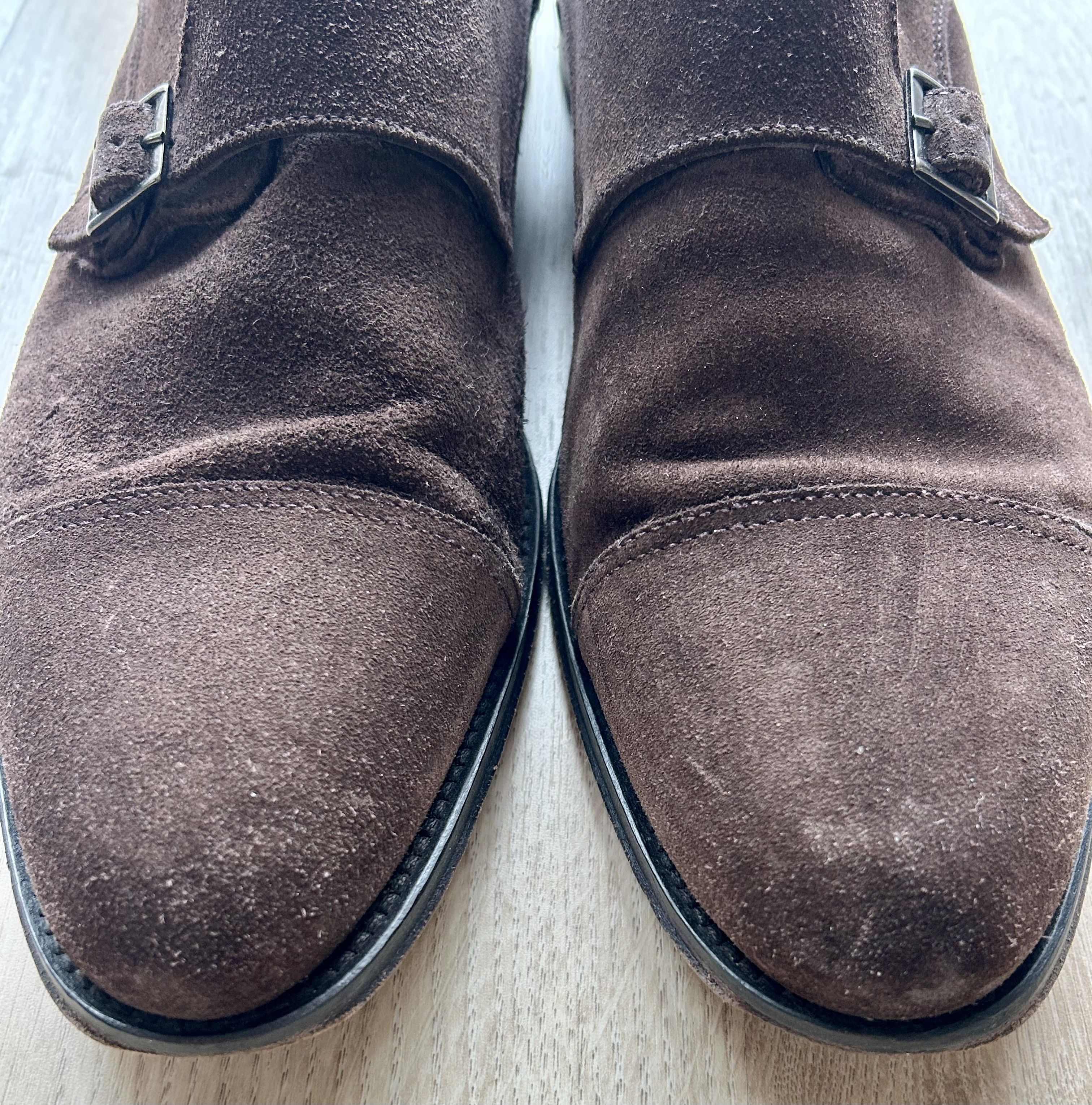 Suitsupply ‼️🔥DOUBLE STRAP SUEDE MONKS❤️👍🔥 Size US 10 / EU 43 - 6 Thumbnail
