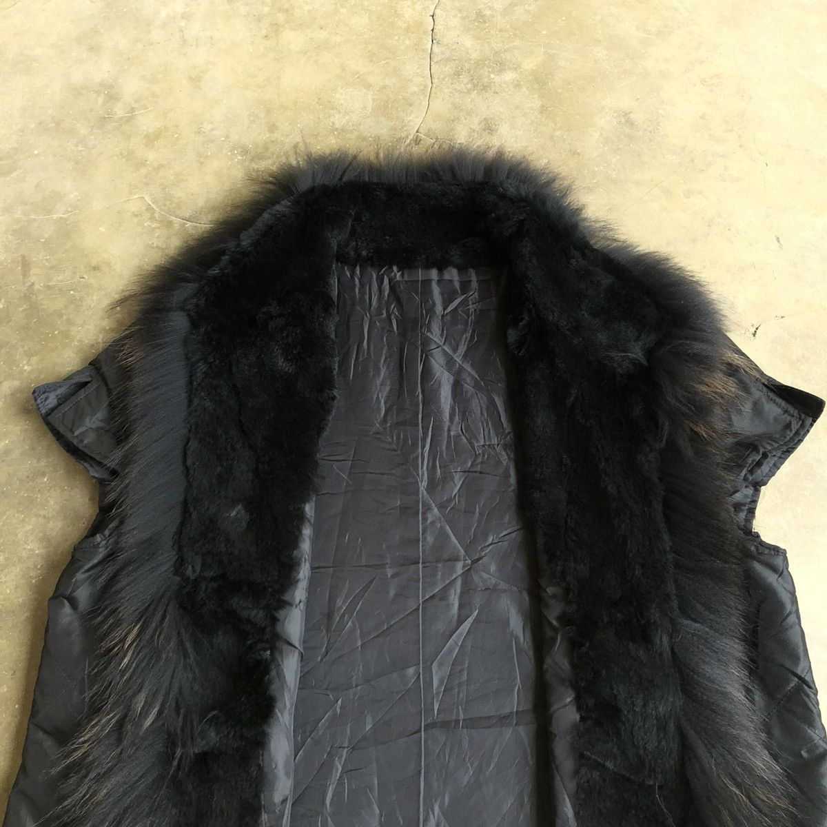 14th Addiction 2000s Japanese Brand Fur Vest Jacket Vkei Gothic Grunge Size US L / EU 52-54 / 3 - 12 Thumbnail