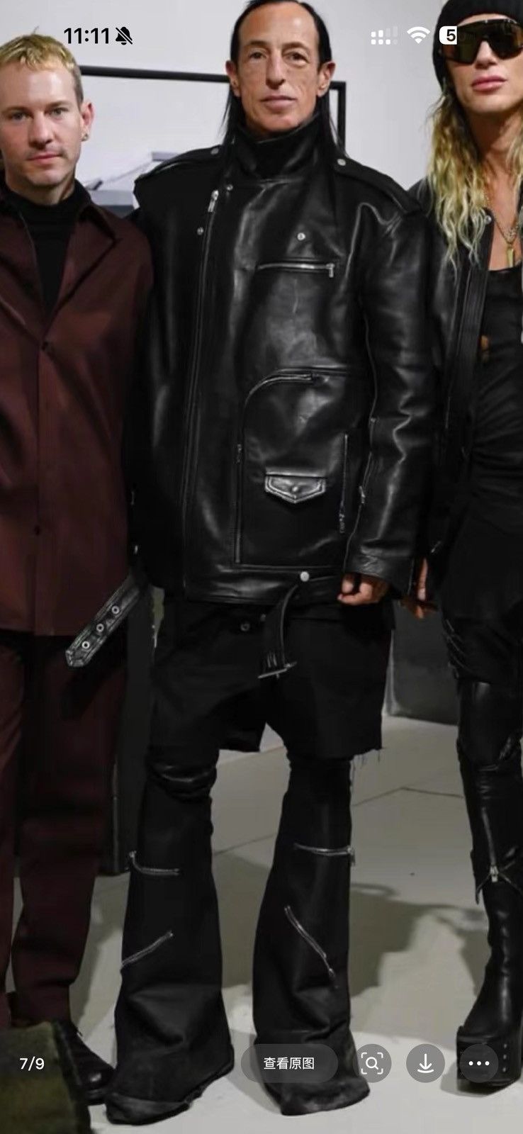 Rick Owens Rick owens 24FW Jumbo Bauhaus Leather jacket Size US M / EU 48-50 / 2 - 10 Thumbnail