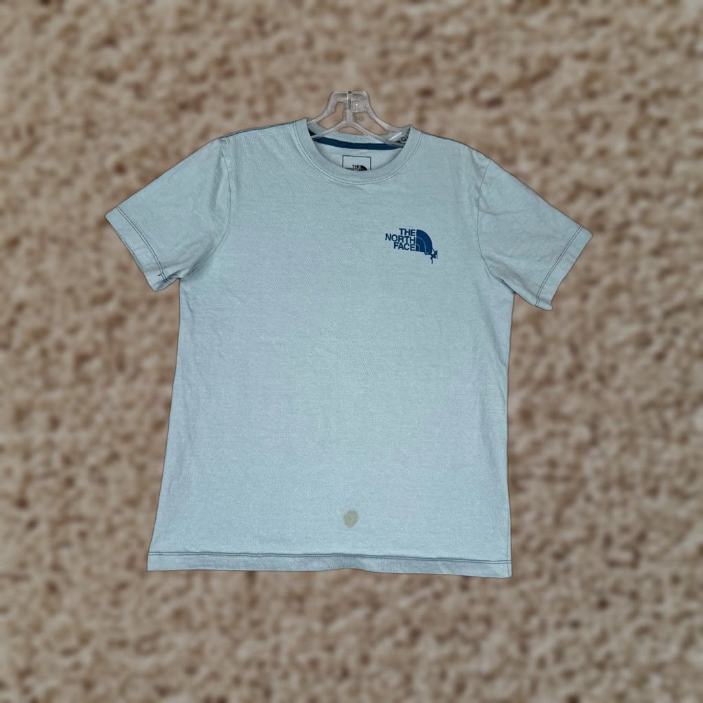 The North Face The North Face Shirt Women Small Blue 100% Cotton Hike Crew Short Sleeve READ Size S / US 4 / IT 40 - 1 Thumbnail