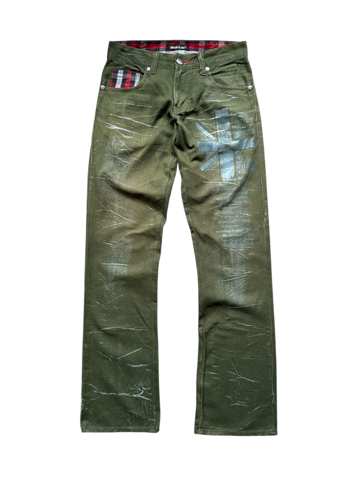 If Six Was Nine 00's Wild Life punk gothic statement pant Size US 30 / EU 46 - 1 Thumbnail
