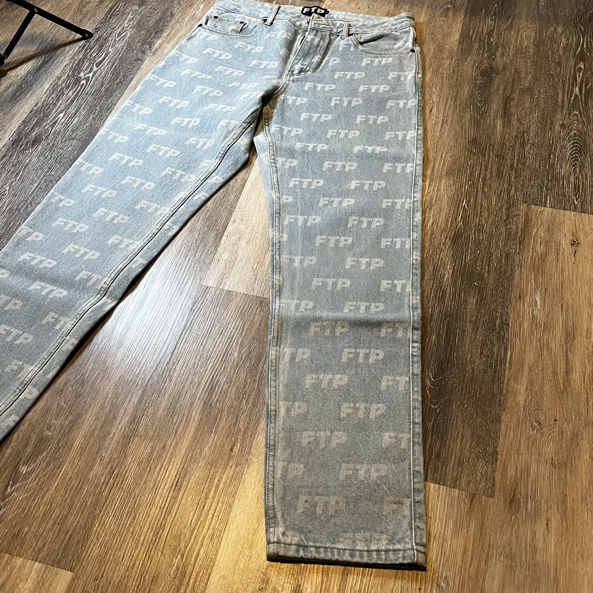 Fuck The Population Fuck The Population Allover Denim pant Jeans Size US 32 / EU 48 - 10 Thumbnail
