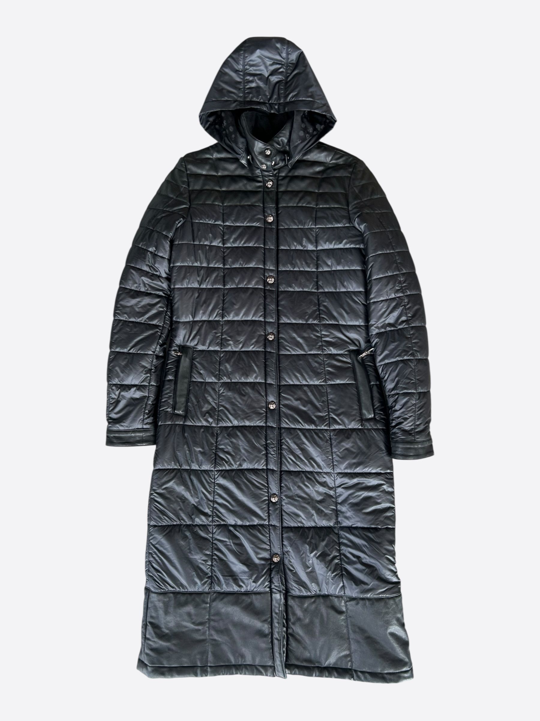 Chrome Hearts Chrome Hearts Black Parka Puffer Jacket Size US XL / EU 56 / 4 - 1 Thumbnail