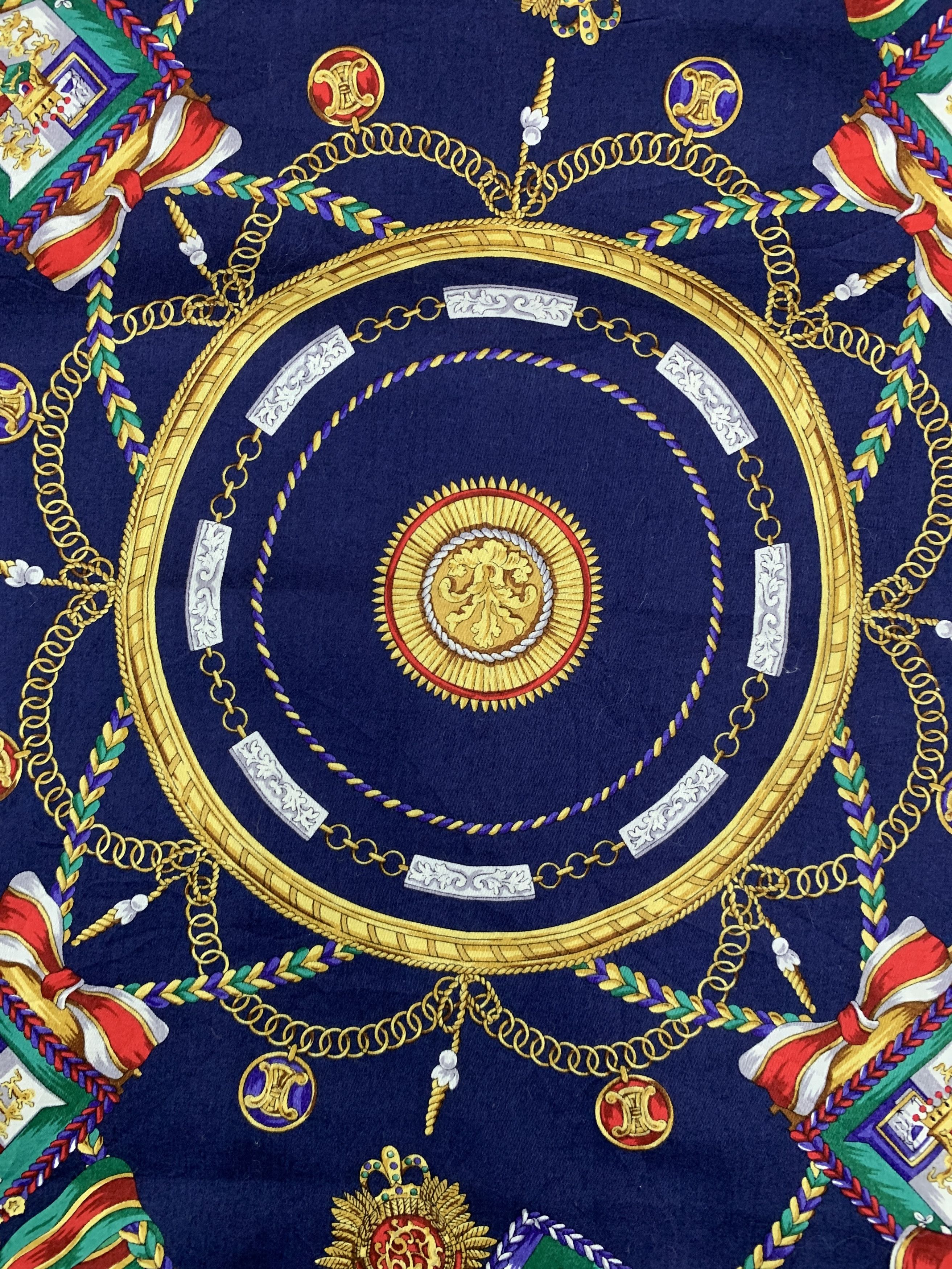Celine × Vintage Vintage Celine Handkerchief/Neckerchief - HKA980 Size ONE SIZE - 7 Thumbnail