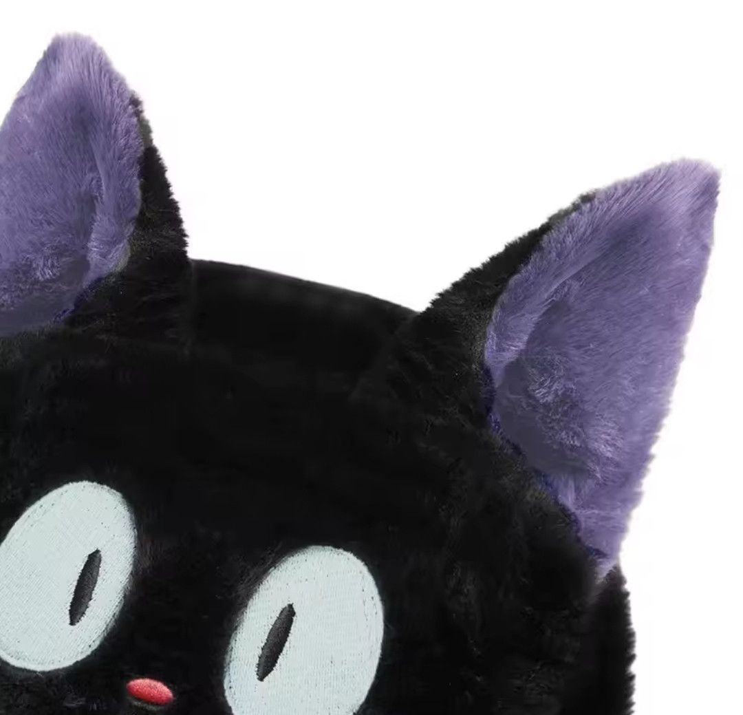 Japanese Brand × Vintage Black Cat Hat Ushanka Hat Cute Winter Hat Size ONE SIZE - 5 Thumbnail